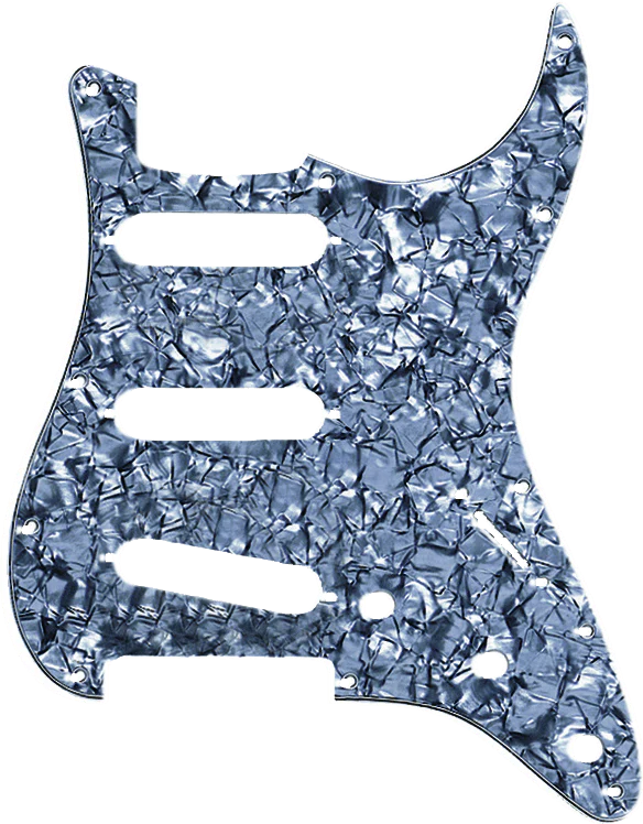 11-Hole Modern-Style Stratocaster S/S/S Pickguards - Image 6