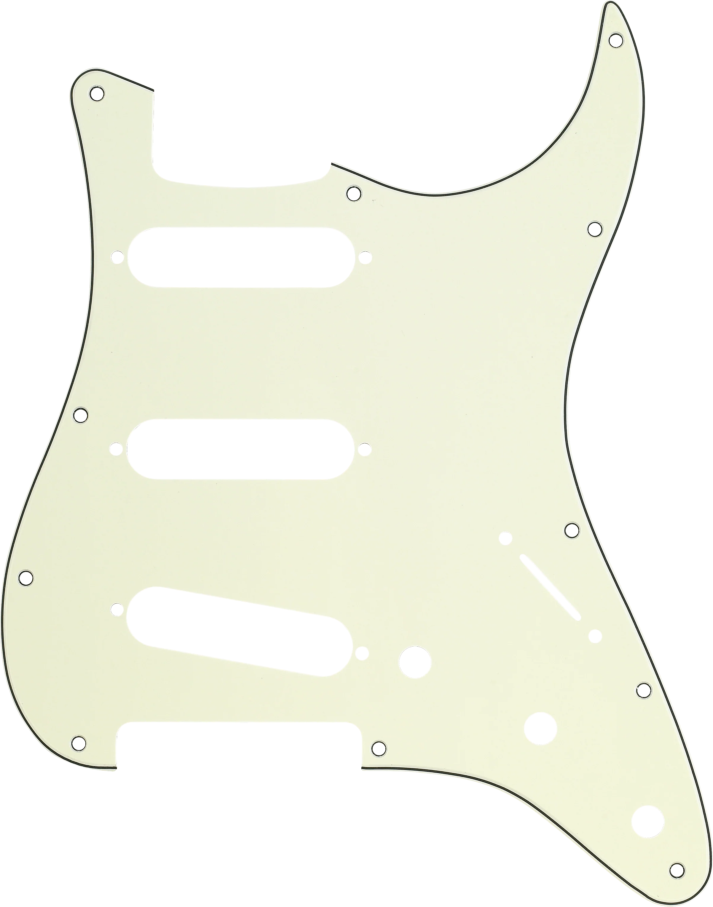 11-Hole Modern-Style Stratocaster S/S/S Pickguards - Image 8