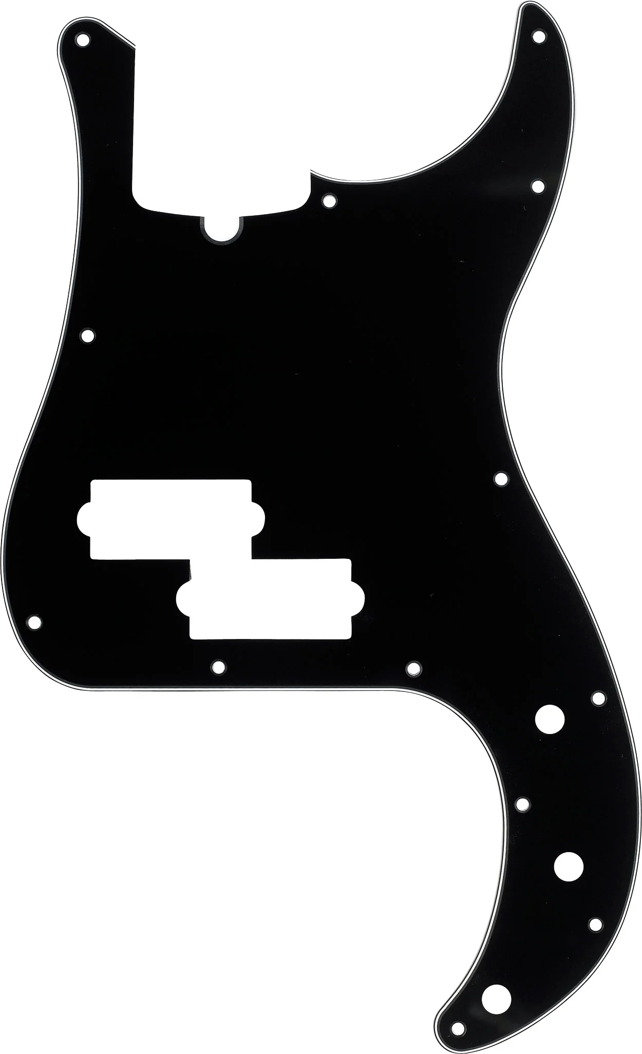 13-Hole Multi-Ply Modern-Style Precision Bass Pickguards