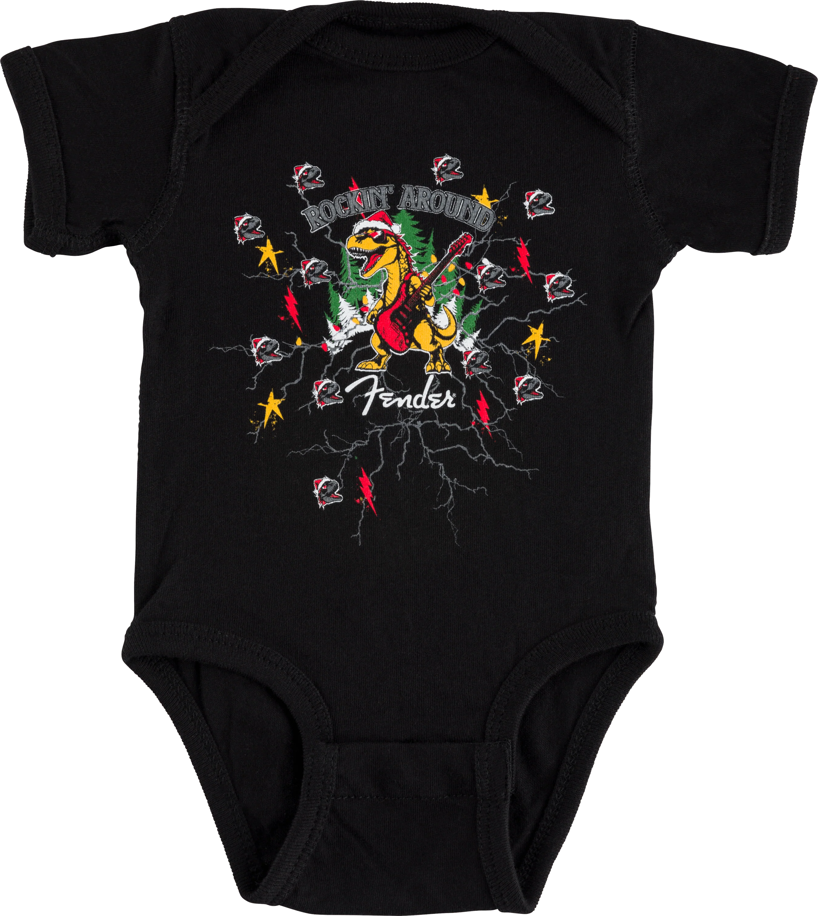 2025 Ugly Christmas Dinosaur Baby Bodysuit - Image 4