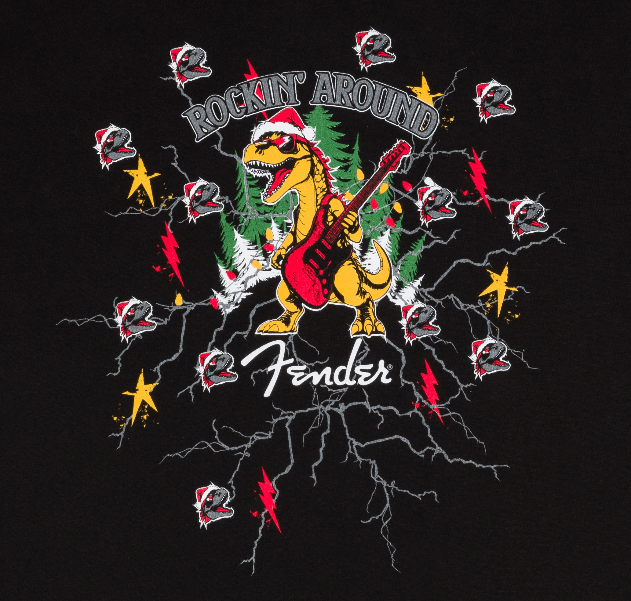2025 Ugly Christmas Dinosaur Tee - Image 2