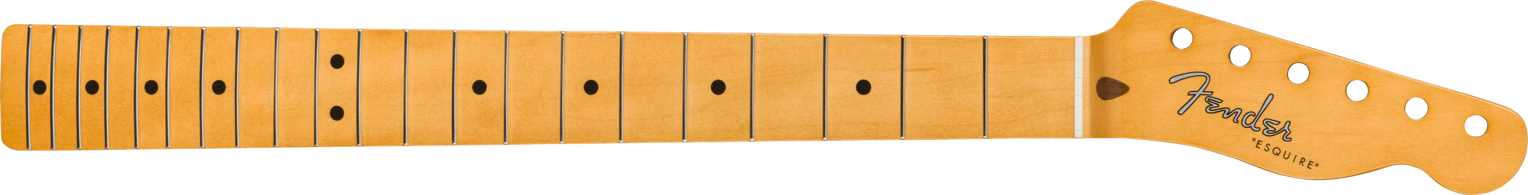 50's Esquire® Neck, 21 Vintage Frets, 7.25", U Shape, Maple