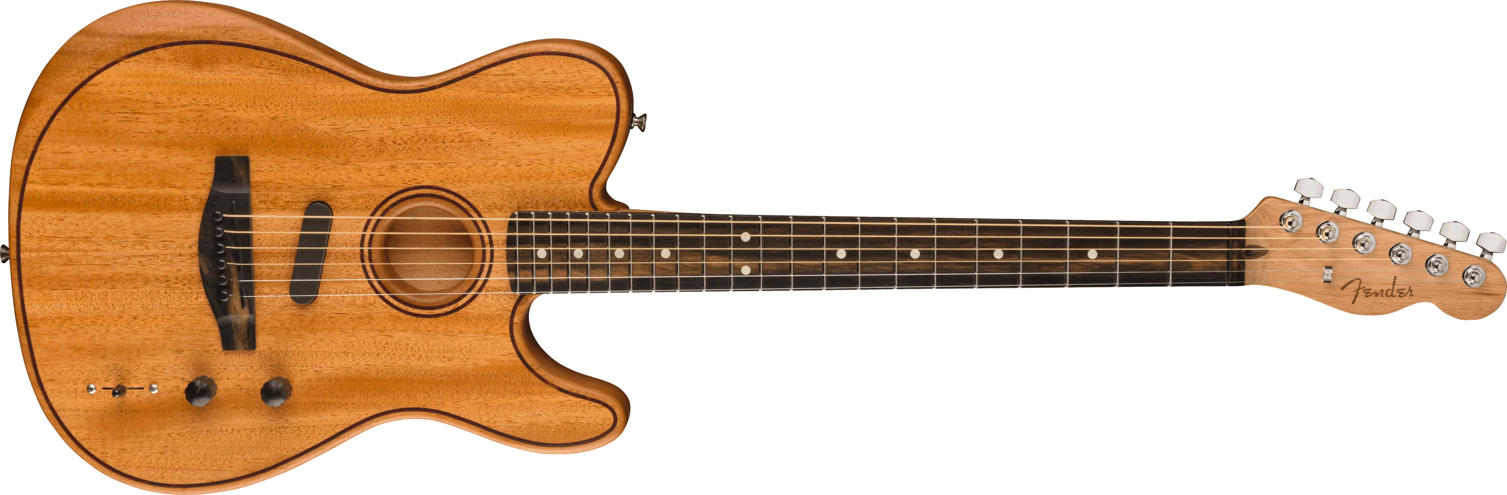 American Acoustasonic® Telecaster® All-Mahogany - Image 4