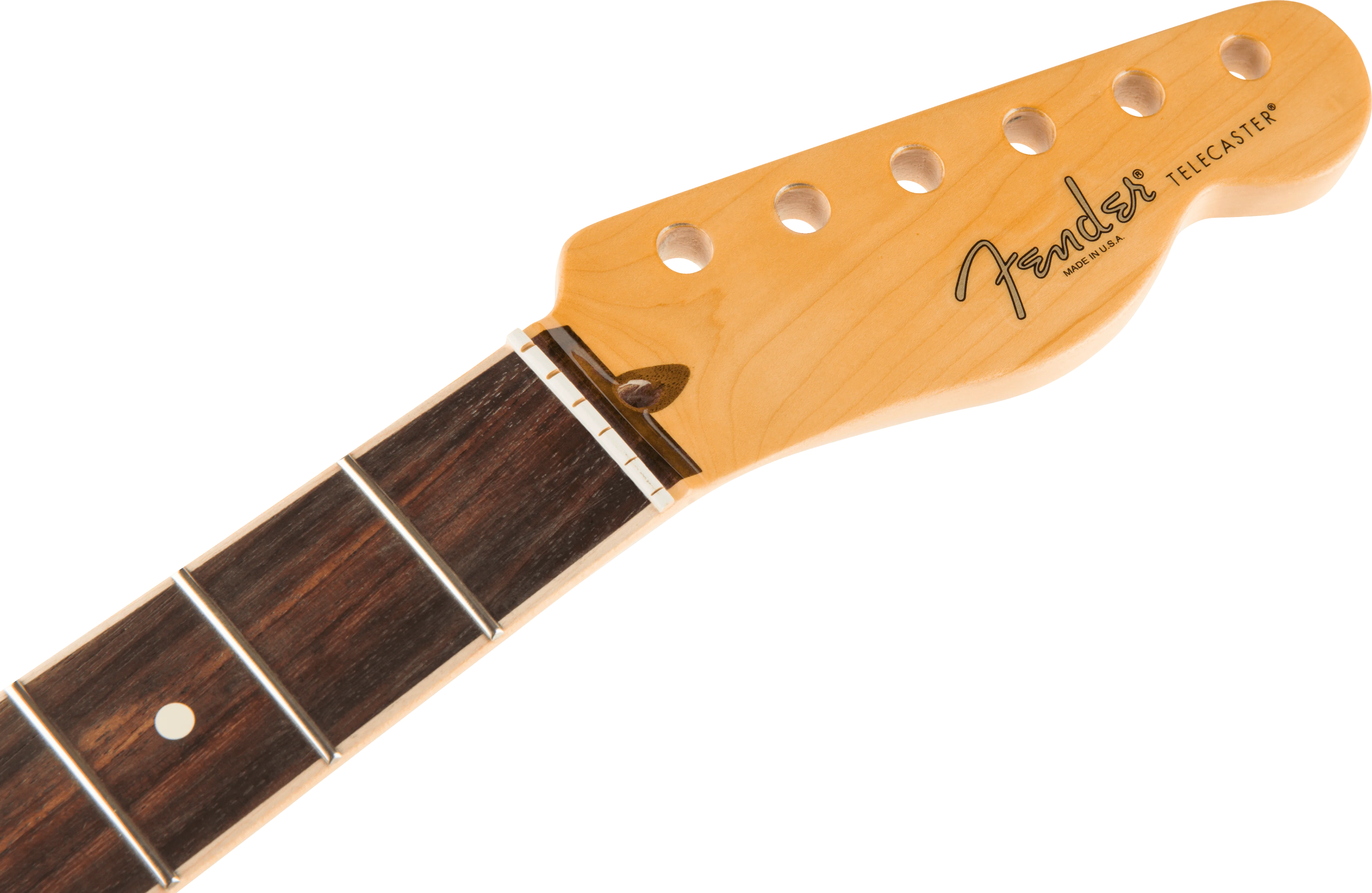 American Channel Bound Telecaster® Neck, 21 Med Jumbo Frets - Rosewood - Image 2