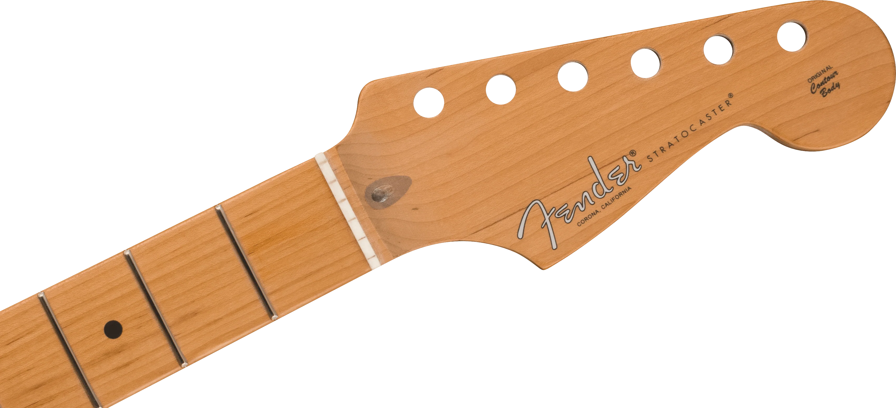 American Pro II Strat Neck, 22 Narrow Tall Frets, 9.5", Roasted Maple - Image 3