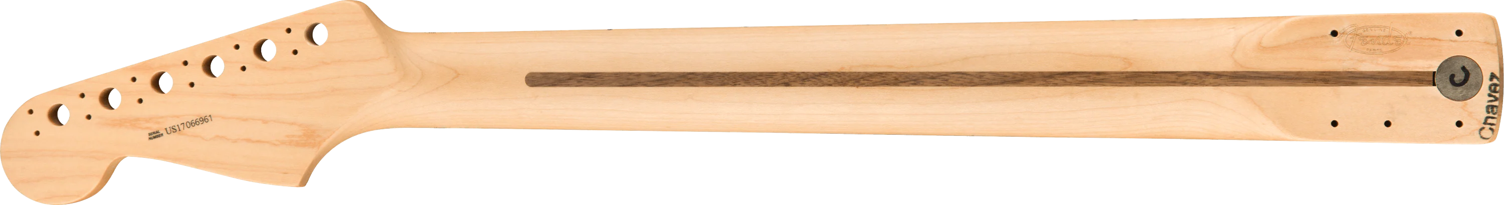 American Professional Stratocaster Neck, 22 Narrow Tall Frets, 9.5" Radius - Image 2