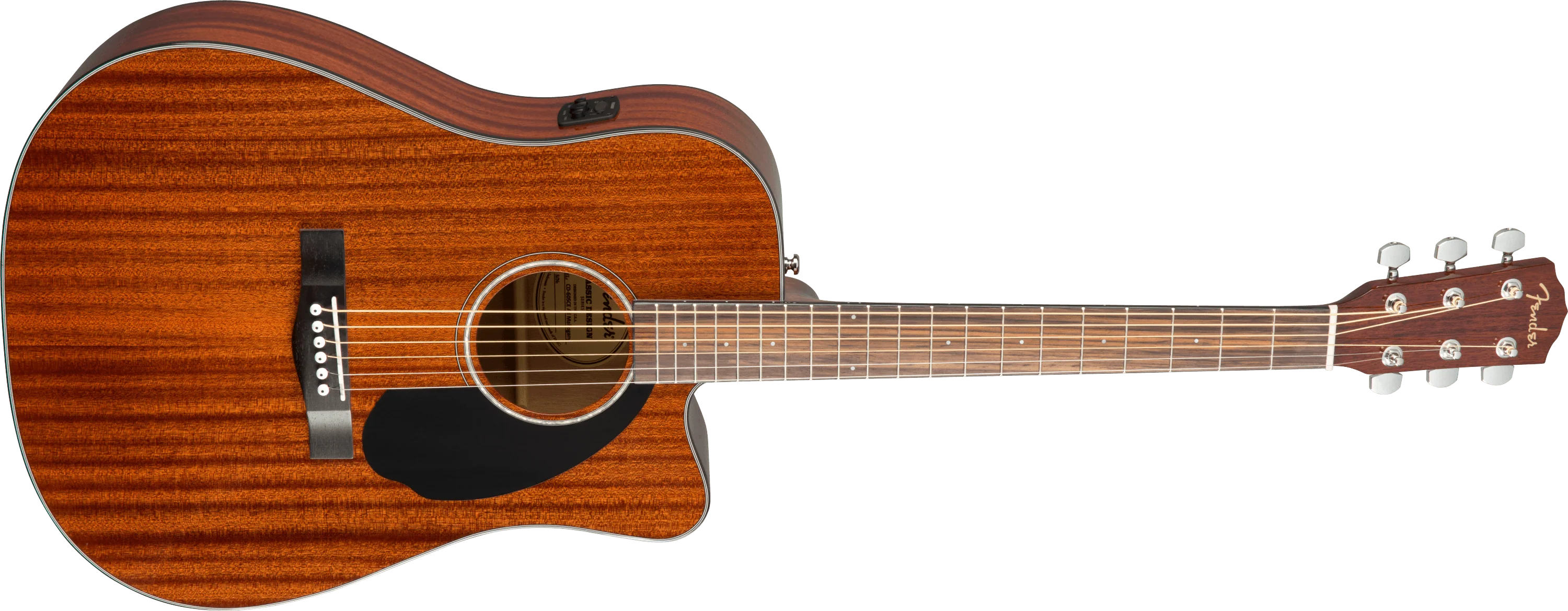 CD-60SCE Dreadnought, All-Mahogany - Image 3