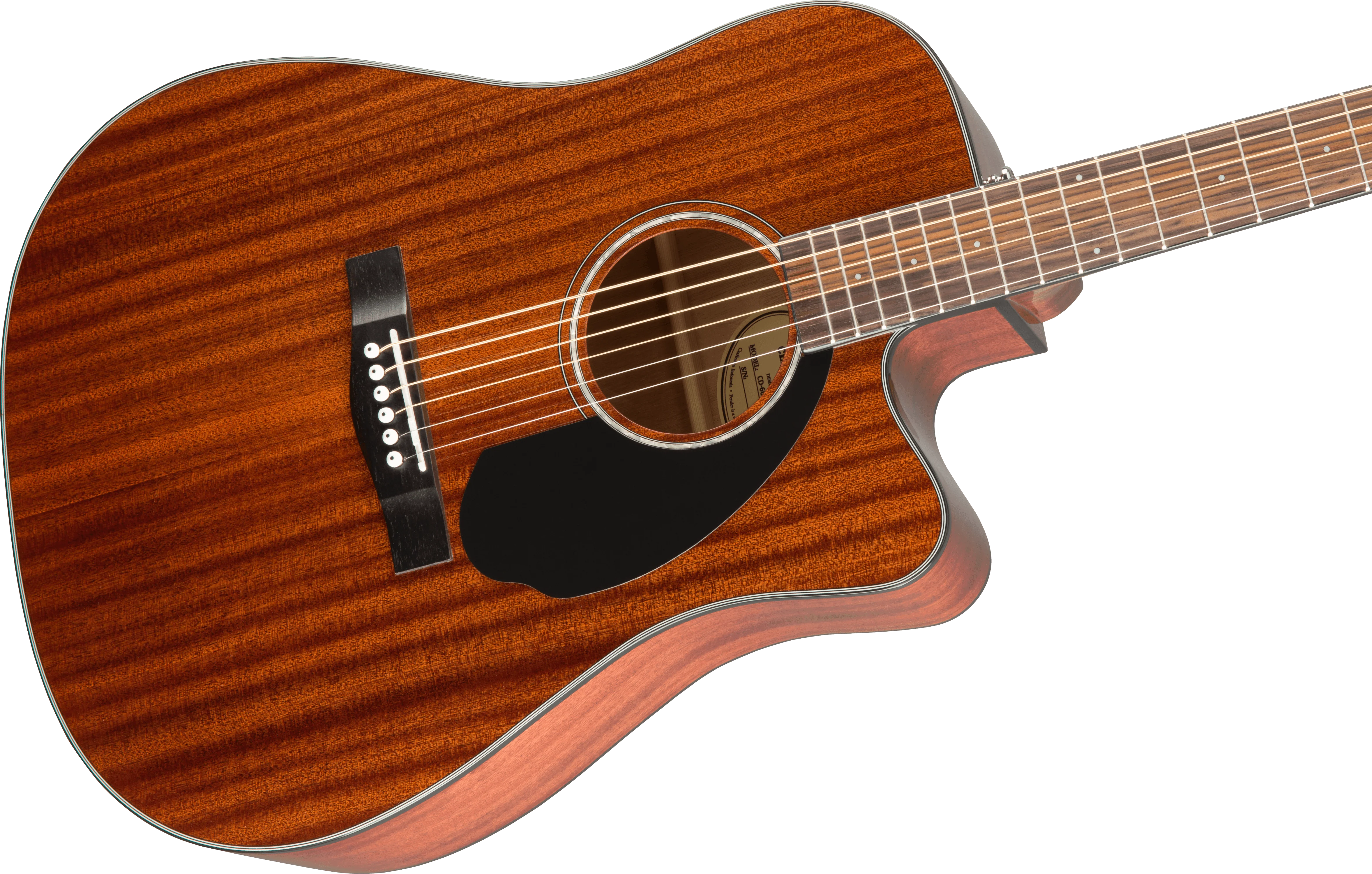 CD-60SCE Dreadnought, All-Mahogany - Image 5