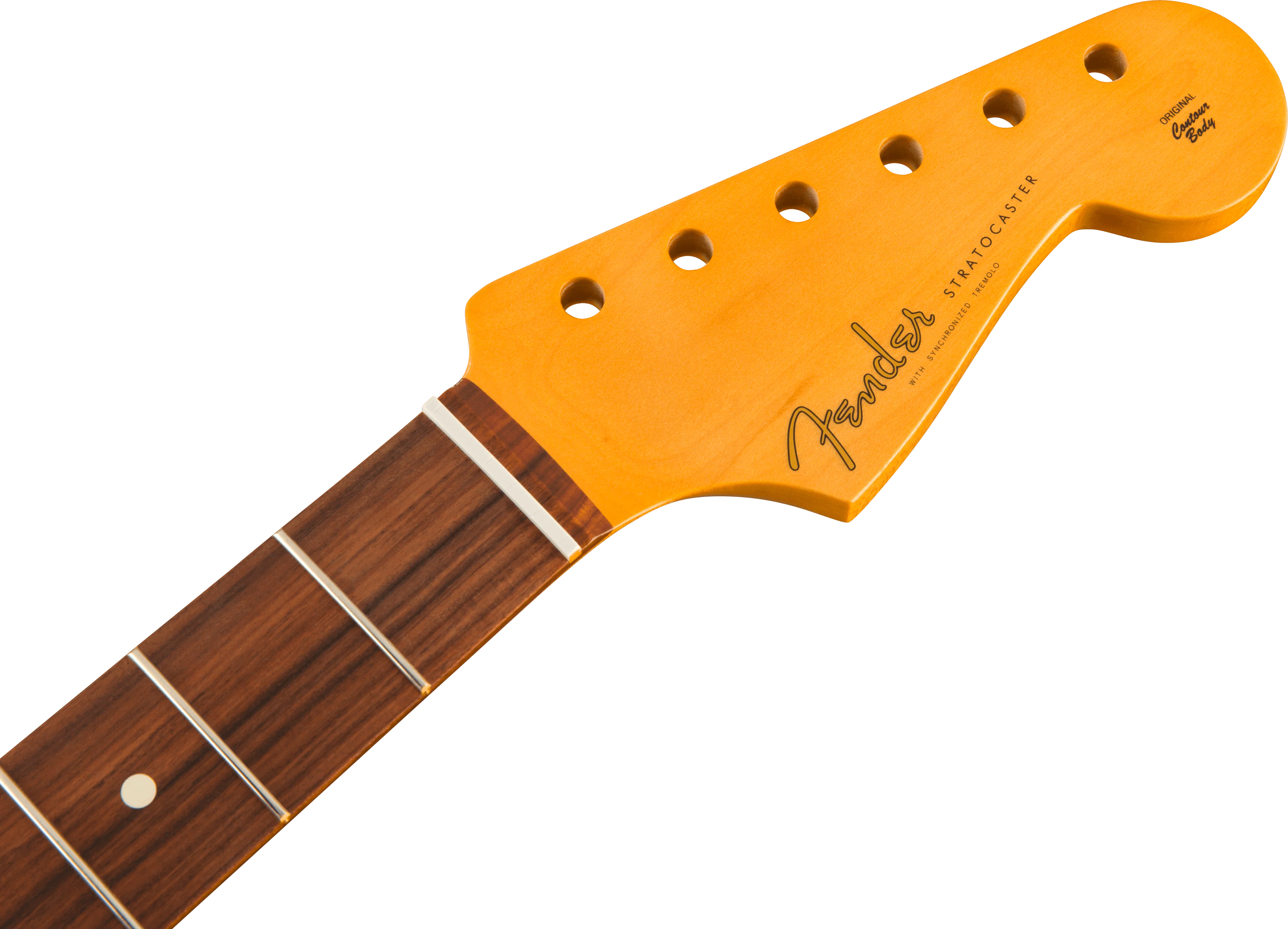 Classic 60's Stratocaster Neck Lacquer, 21 Vintage Frets, Pau Ferro, C Shape - Image 3