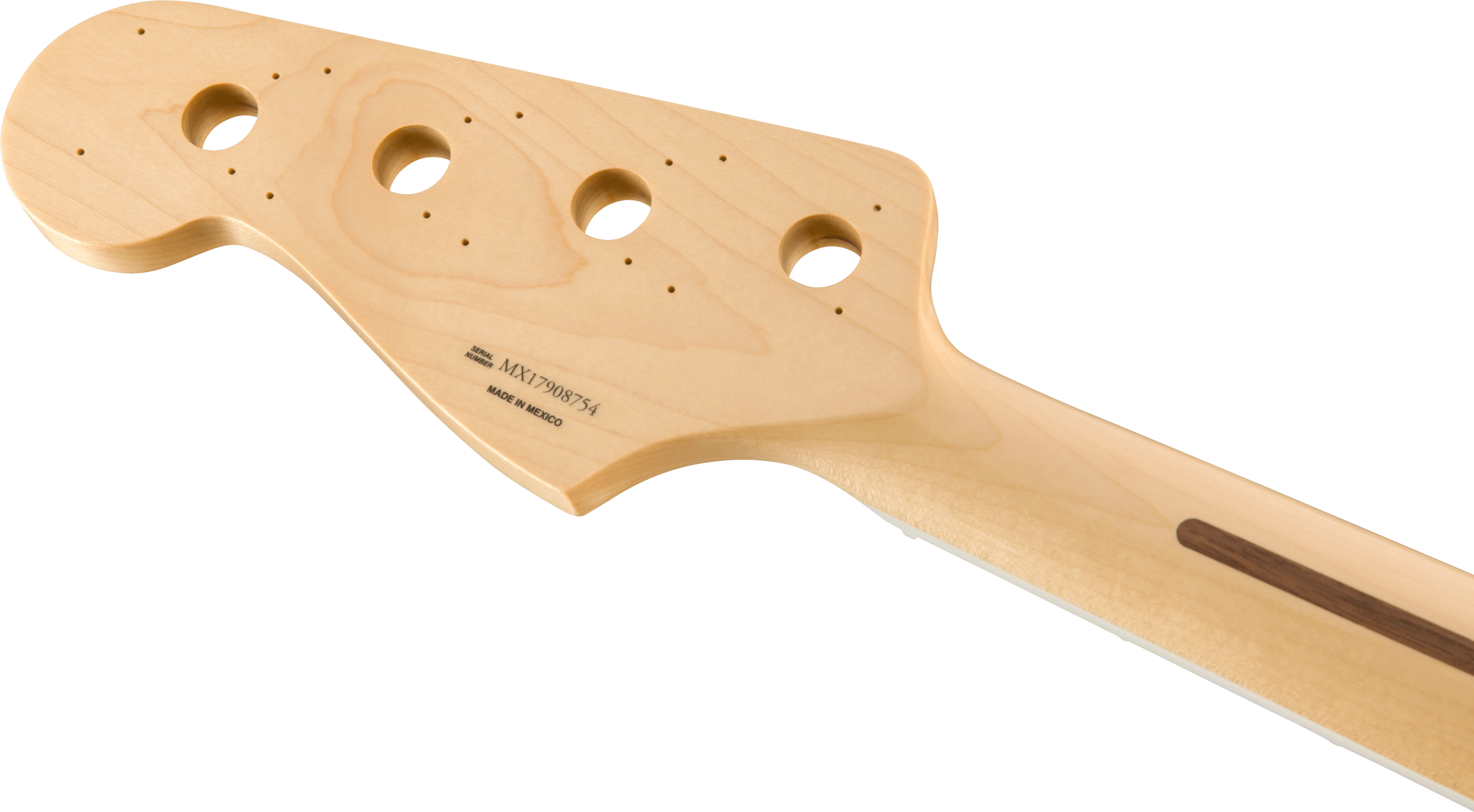 Classic Series 70's Jazz Bass® Neck, 20 Medium Jumbo Frets, Block Inlay, Pau Ferro - Image 4