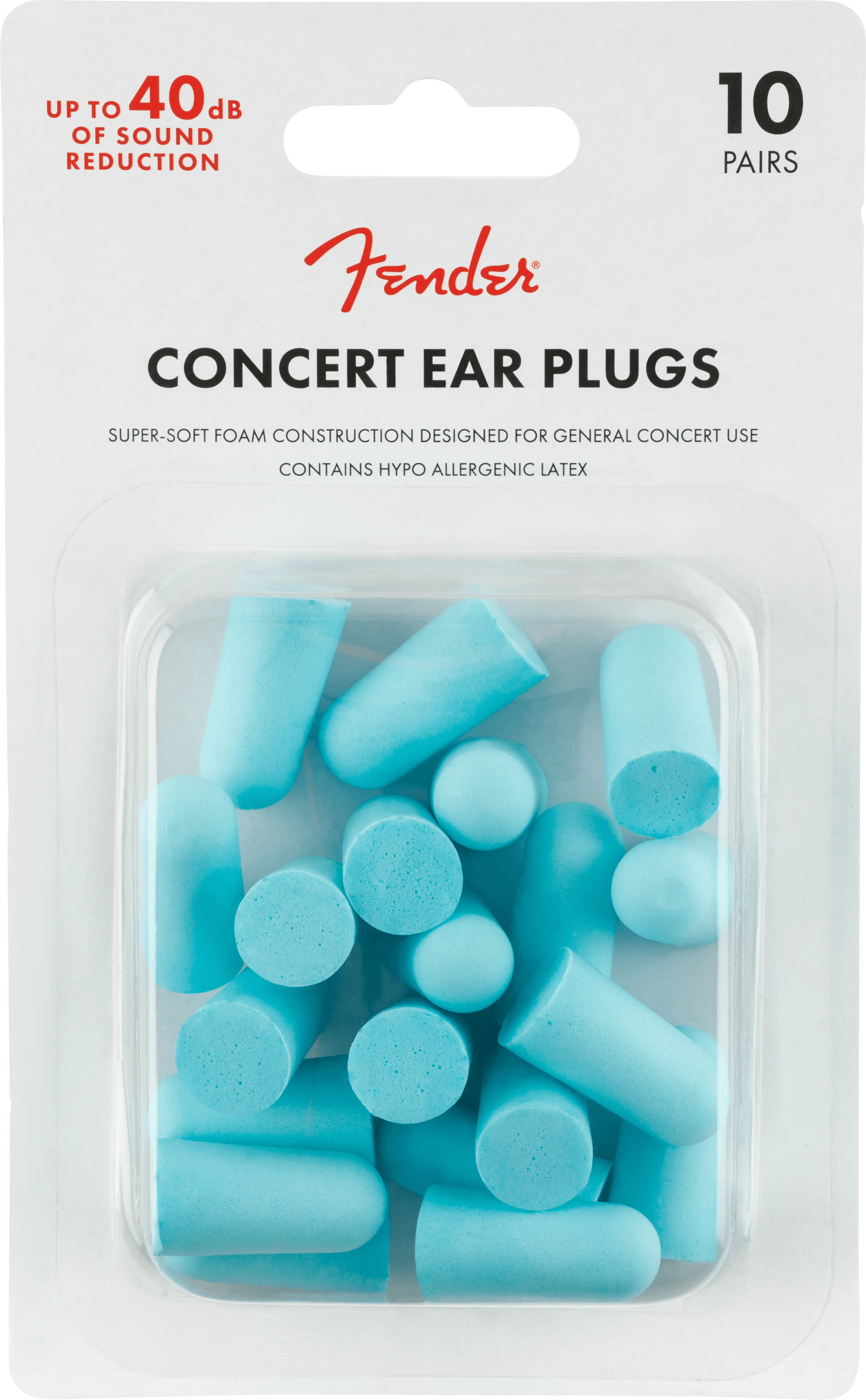 Concert Ear Plugs - 10 Pairs