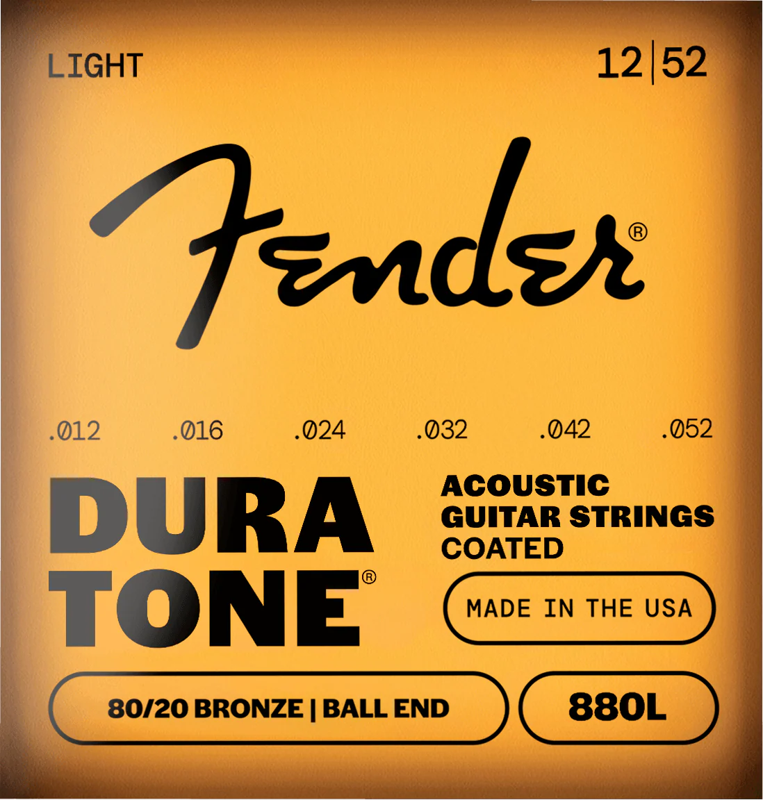 Dura-Tone® 880 Coated 80/20 Bronze Acoustic Guitar Strings - Image 6
