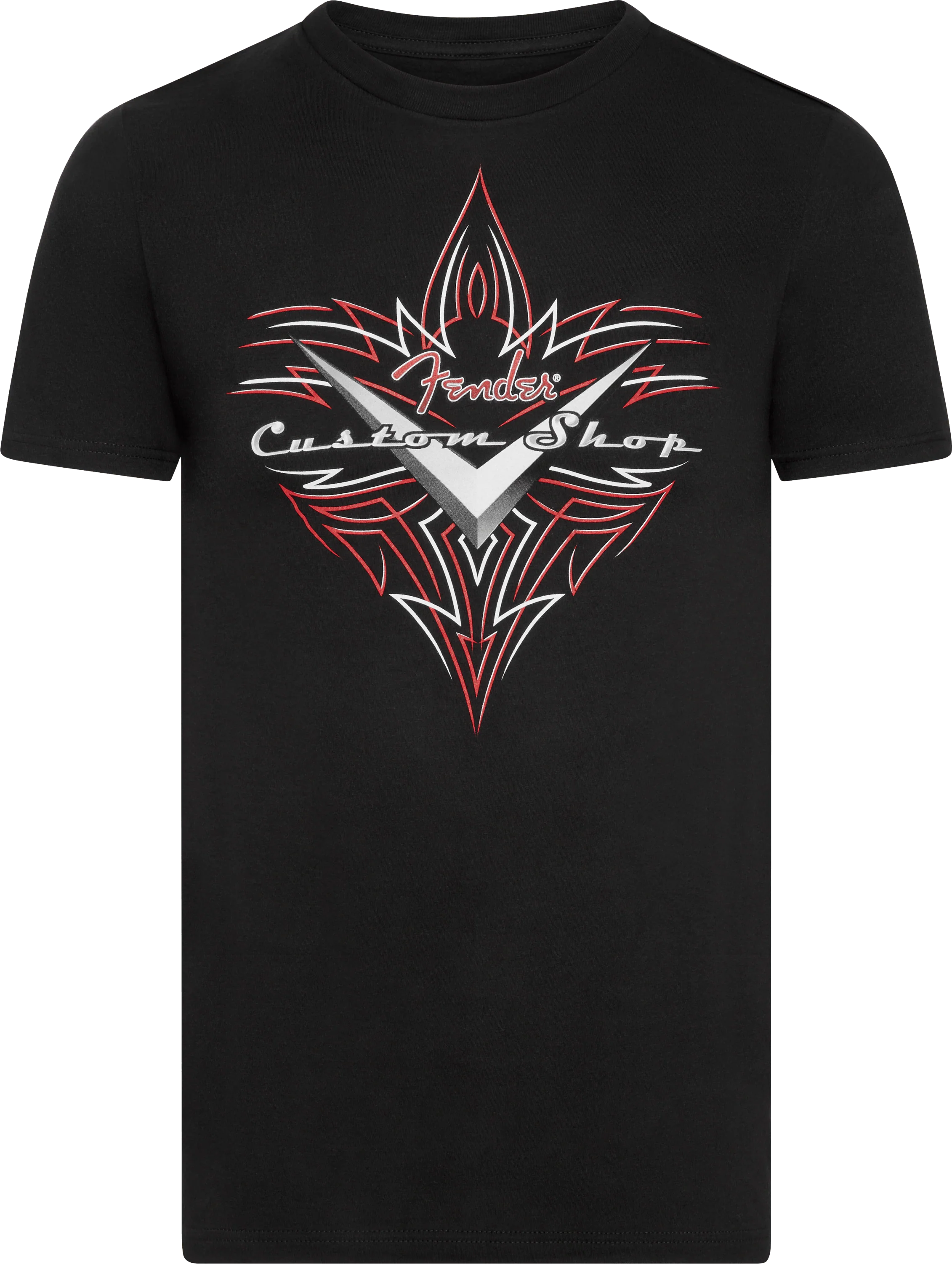 Fender® Custom Shop Pinstripe T-Shirt, Black - Image 14