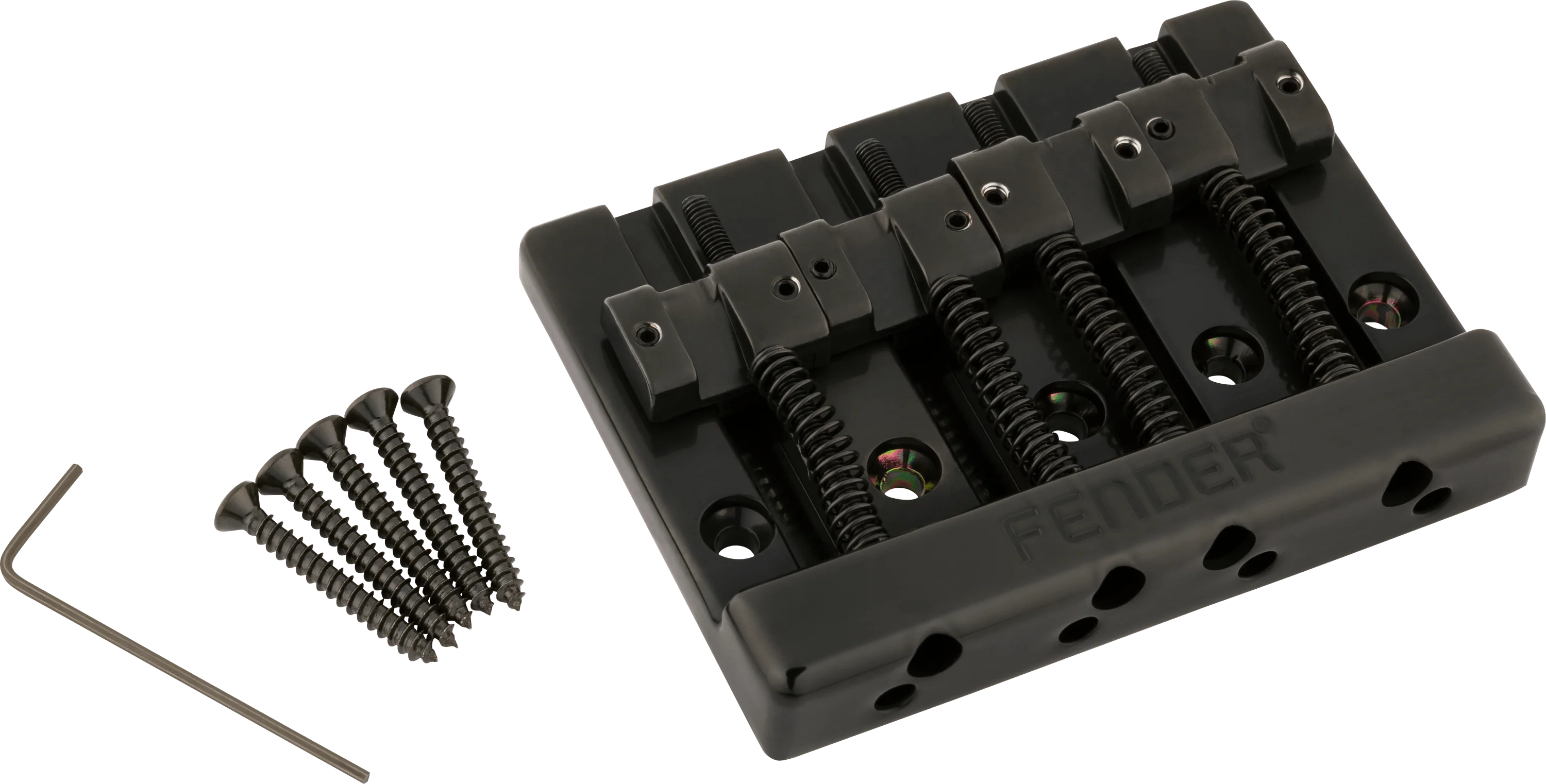 Fender® HiMass™ 4-String Bass Bridge Assembly With Zinc Saddles - Image 6