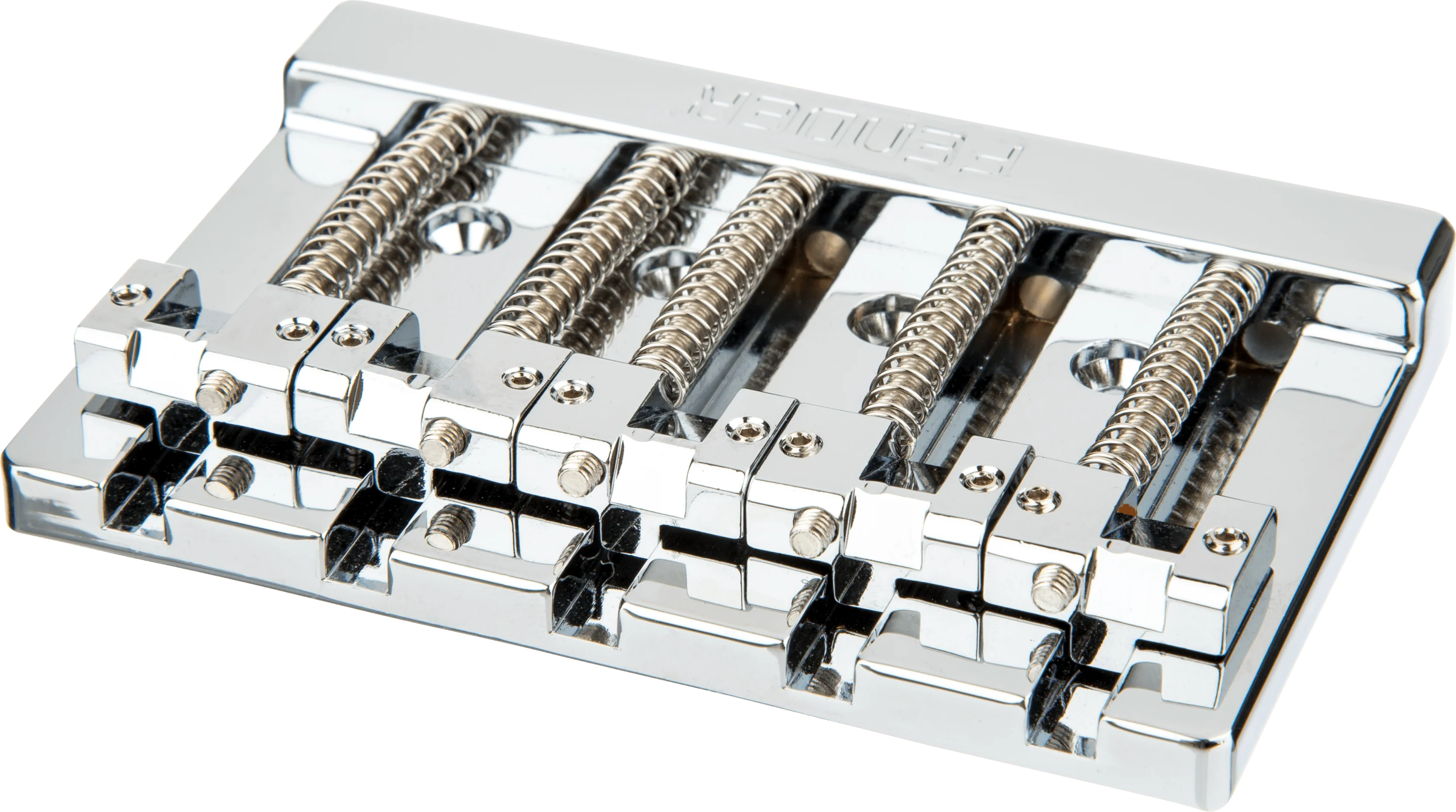 Fender® HiMass™ 5-String Bass Wide Bridge Assembly With Zinc Saddles - Image 4