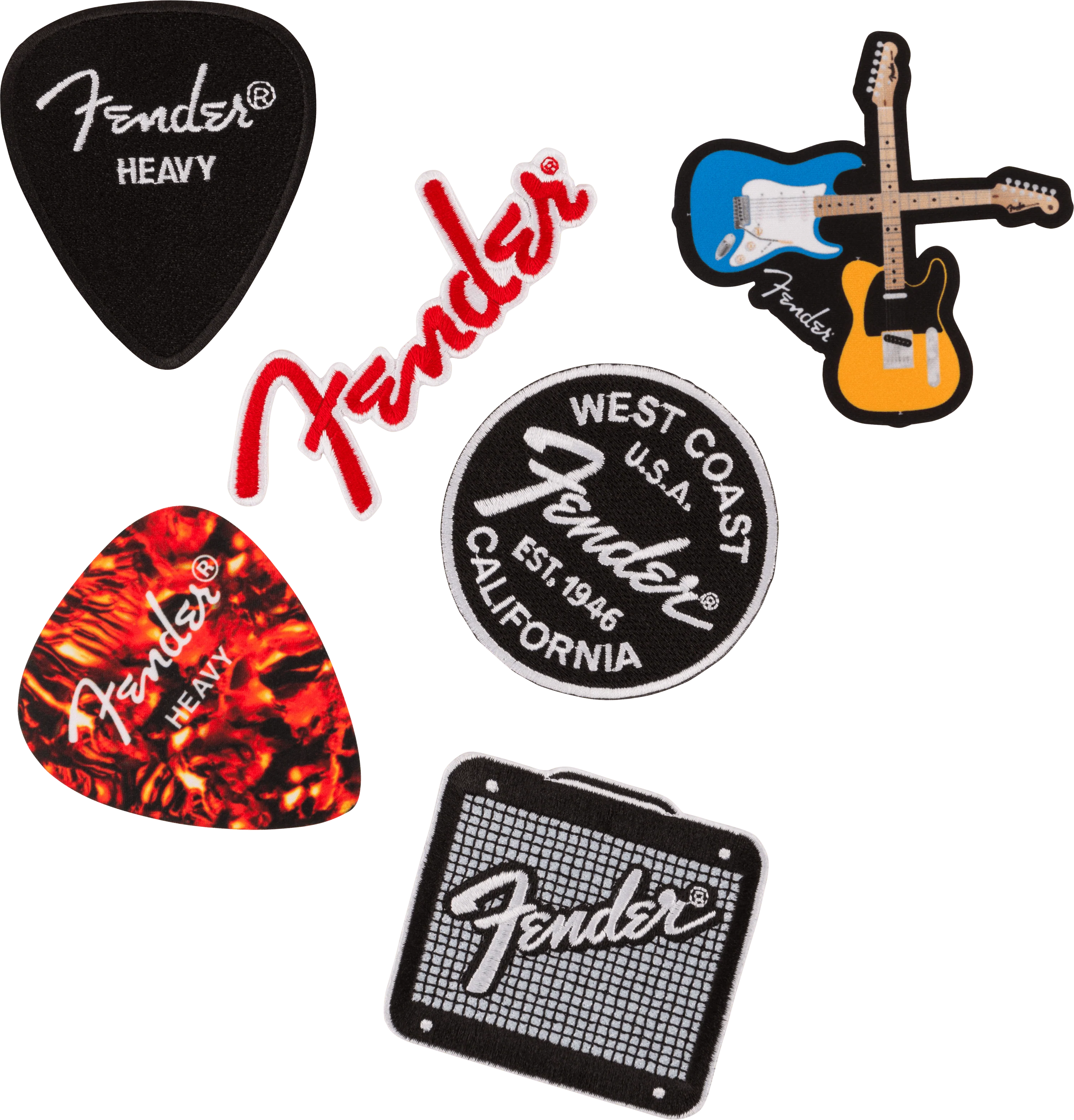 Fender™ Red Logo Patch - Image 2