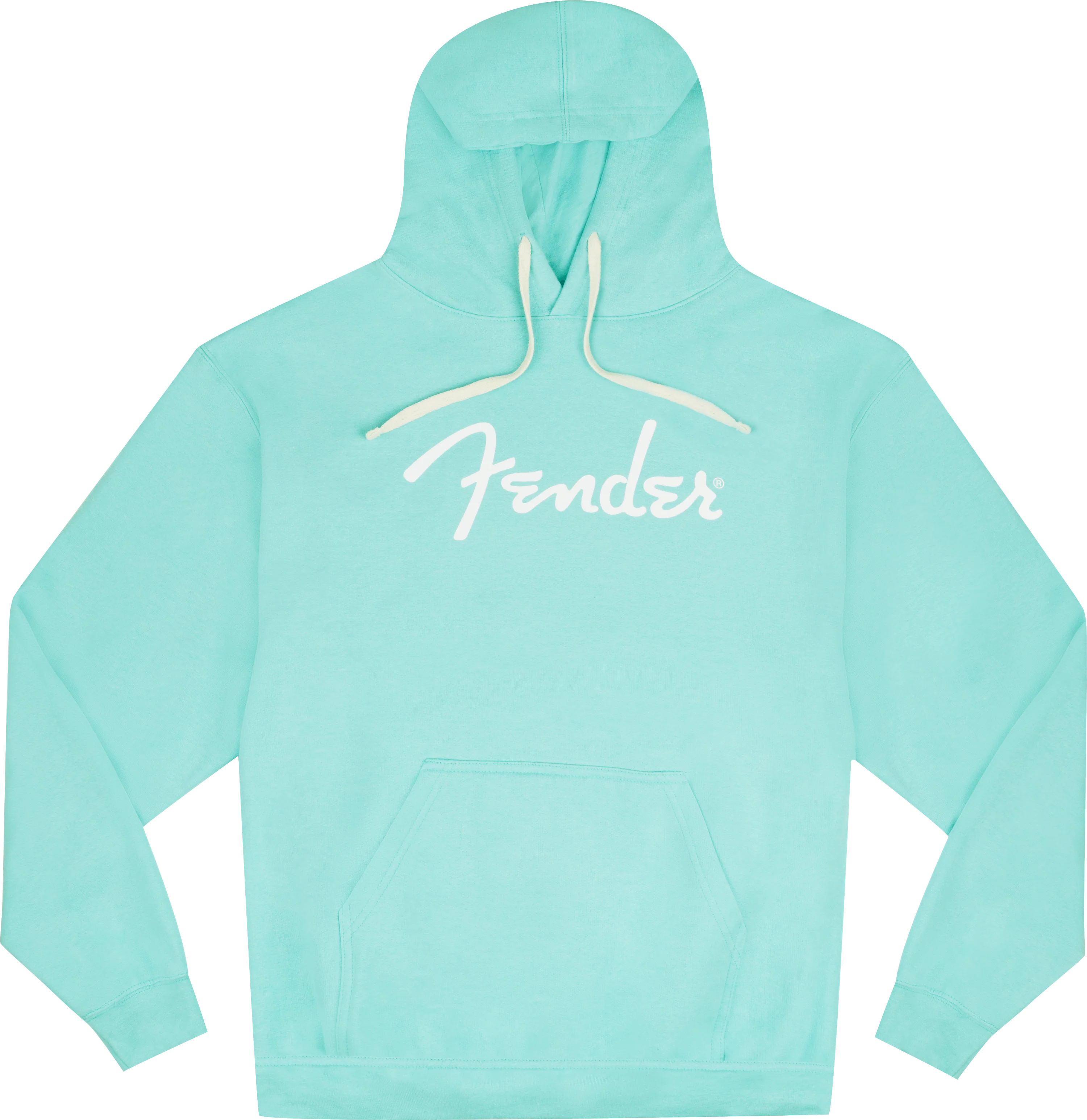 Fender® Spaghetti Logo Hoodie, Daphne Blue - Image 5