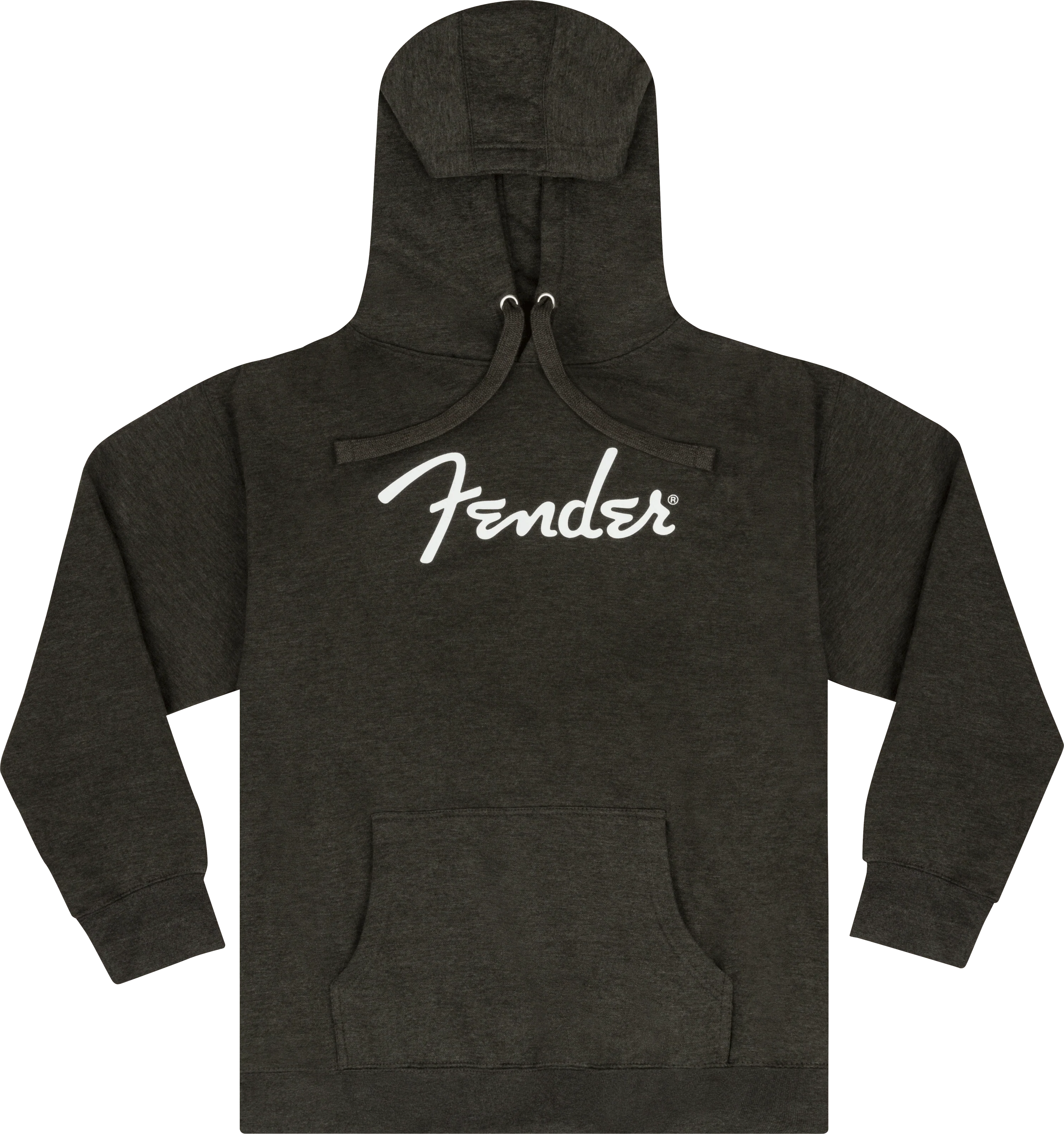 Fender® Spaghetti Logo Hoodie, Gray Heather - Image 5