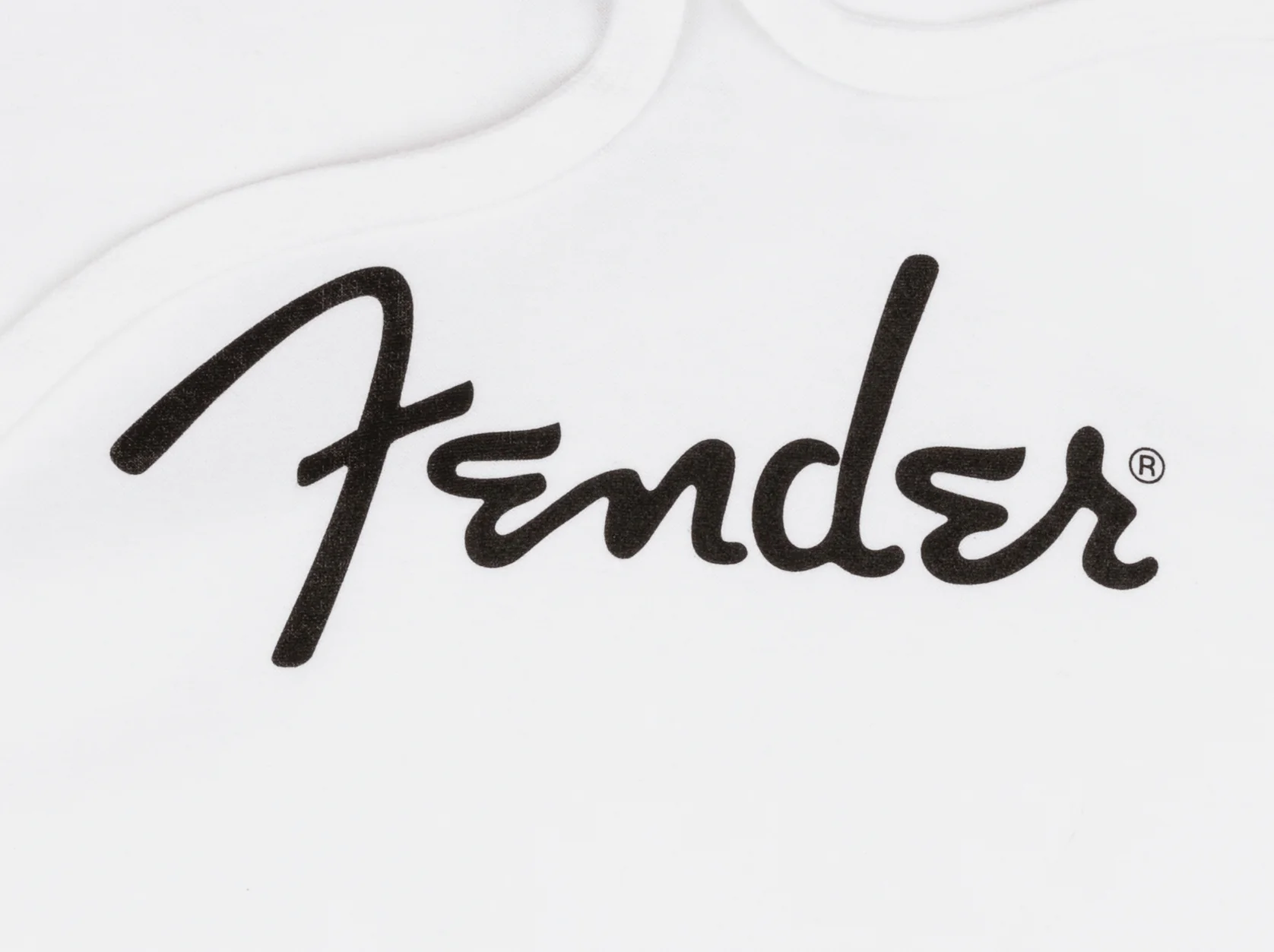 Fender® Spaghetti Logo Hoodie, Olympic White - Image 2