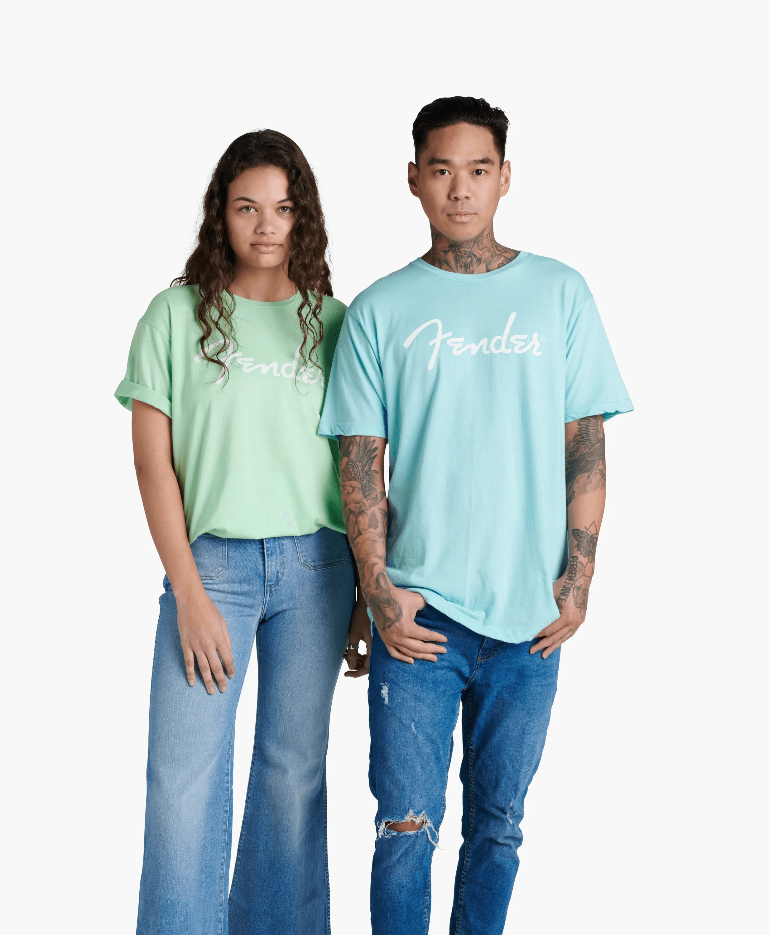 Fender® Spaghetti Logo T-Shirt, Surf Green - Image 5