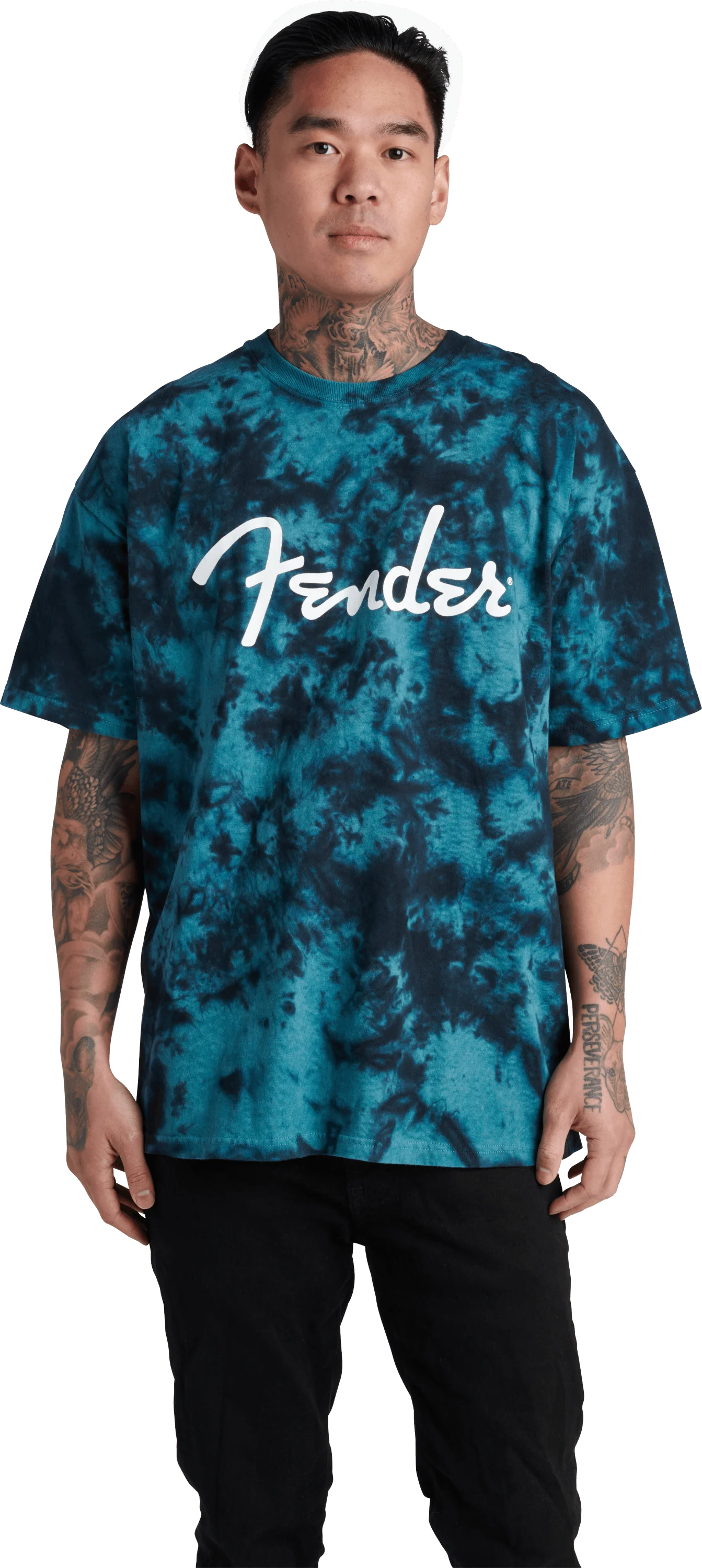 Fender® Spaghetti Logo Tie-Dye T-Shirt