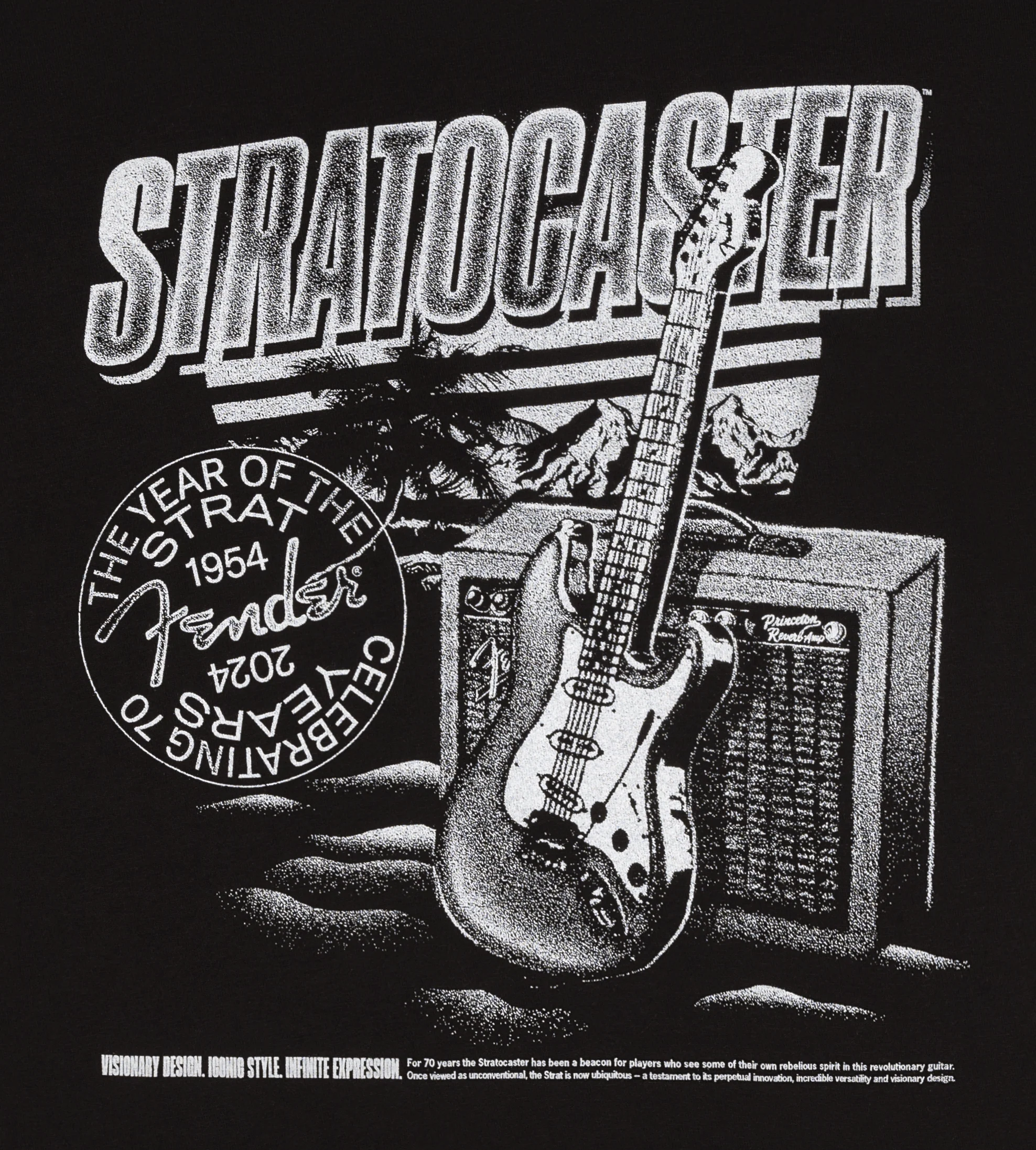 Fender Stratocaster™ 70th Anniversary, Tee - Image 8