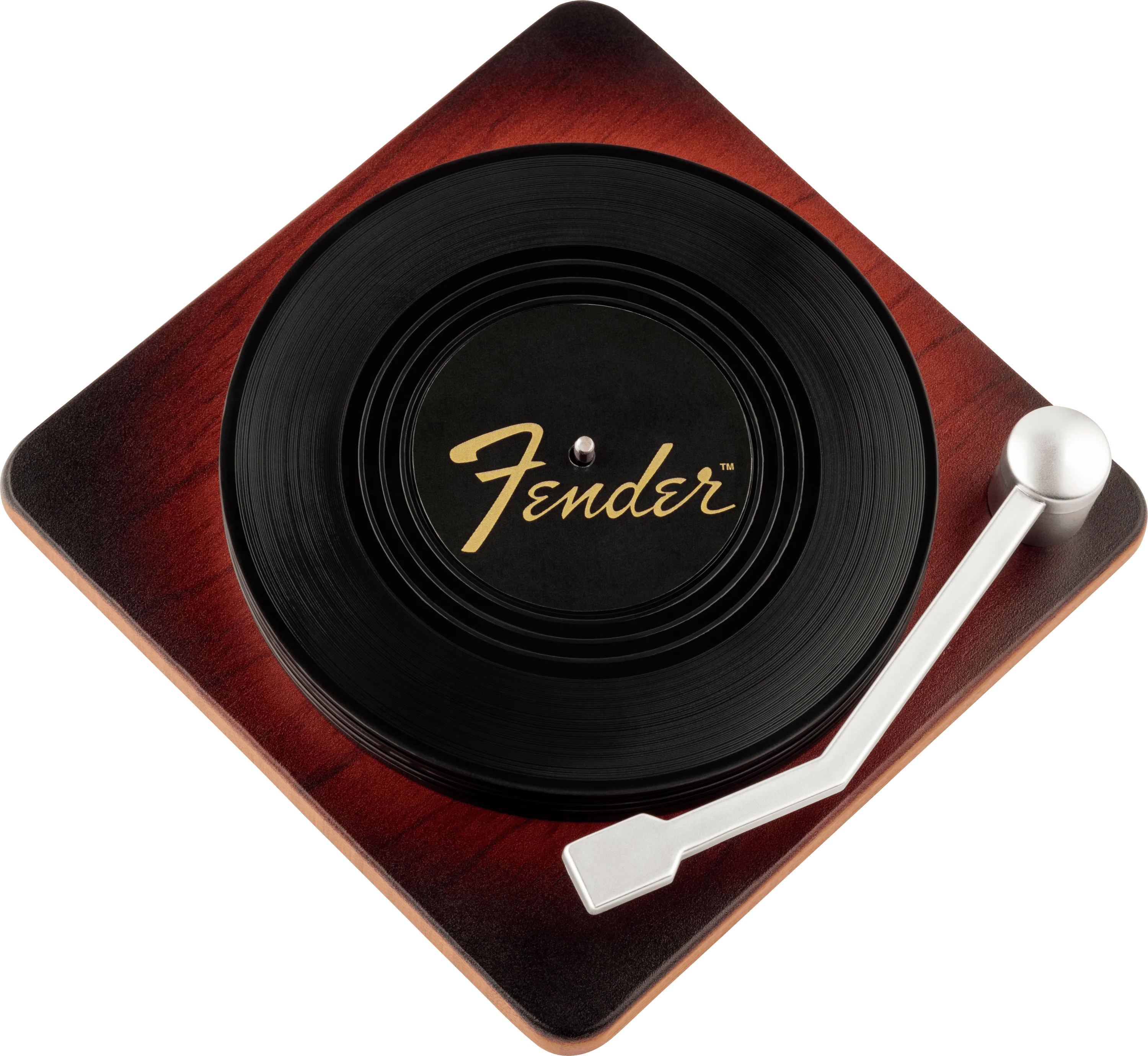 Fender™ Sunburst Turntable Coaster Set - Image 3