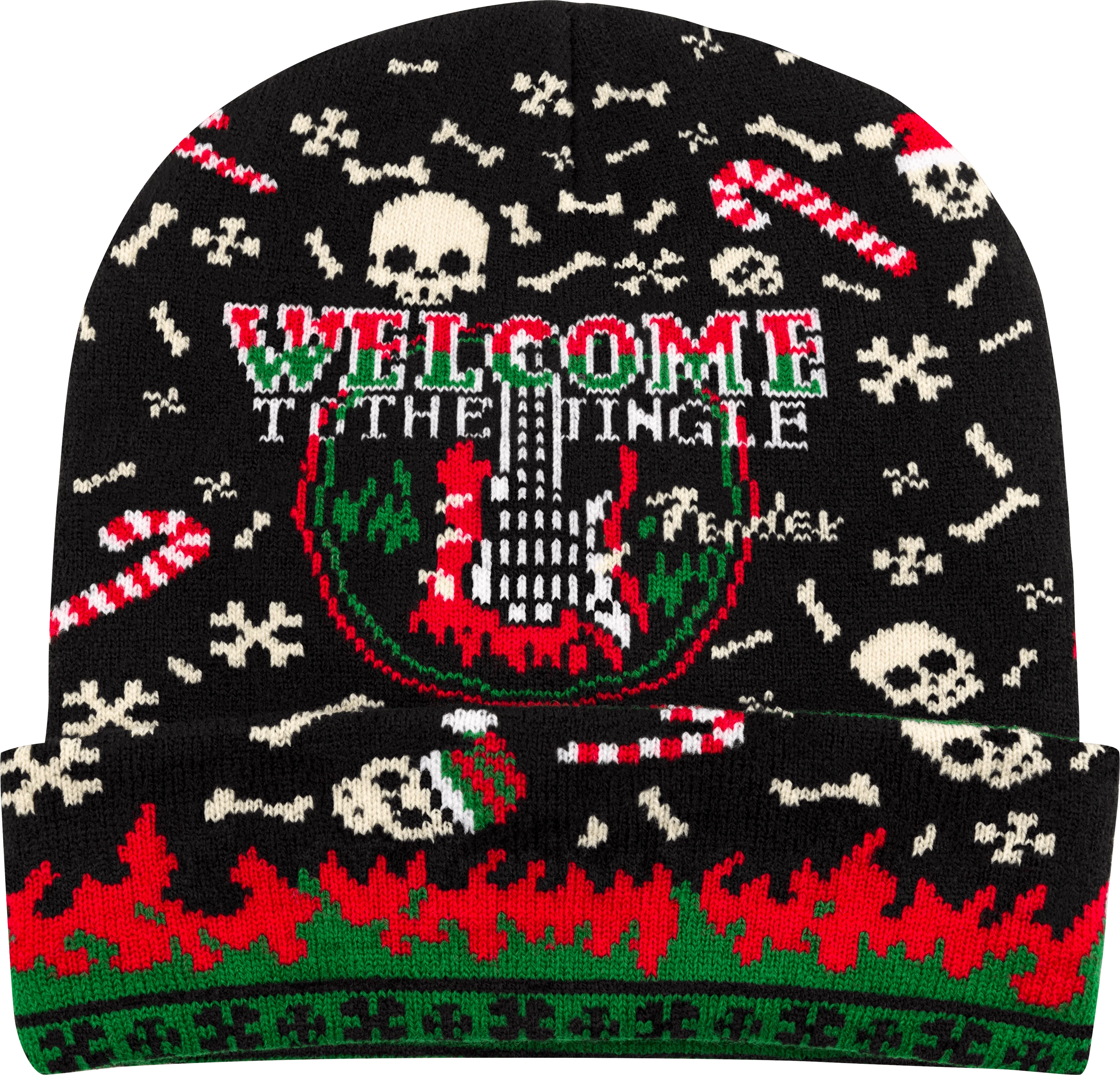 Fender® Ugly Christmas Beanie - Image 2
