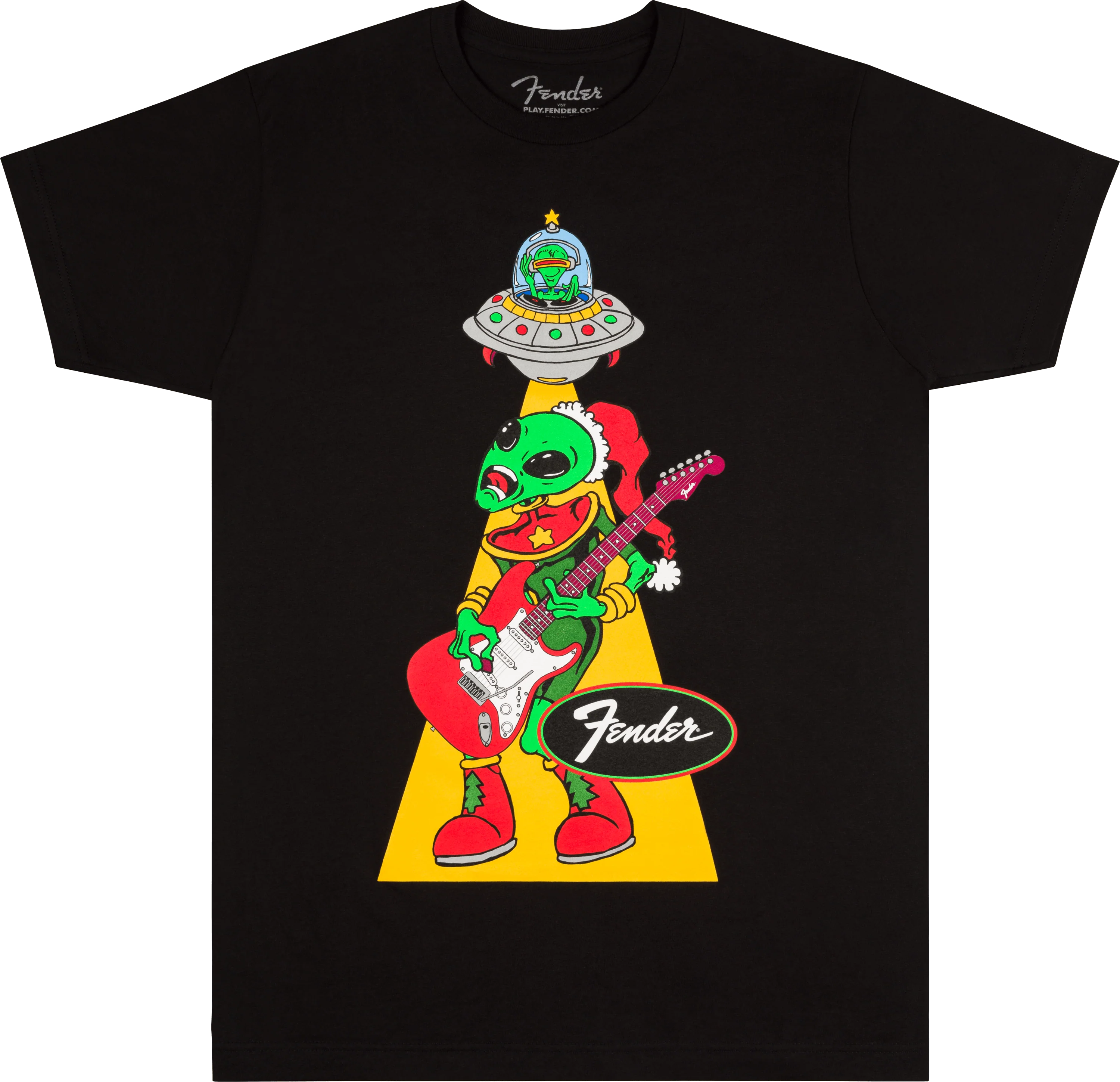 Fender® Ugly Christmas T-Shirt, Alien - Image 3