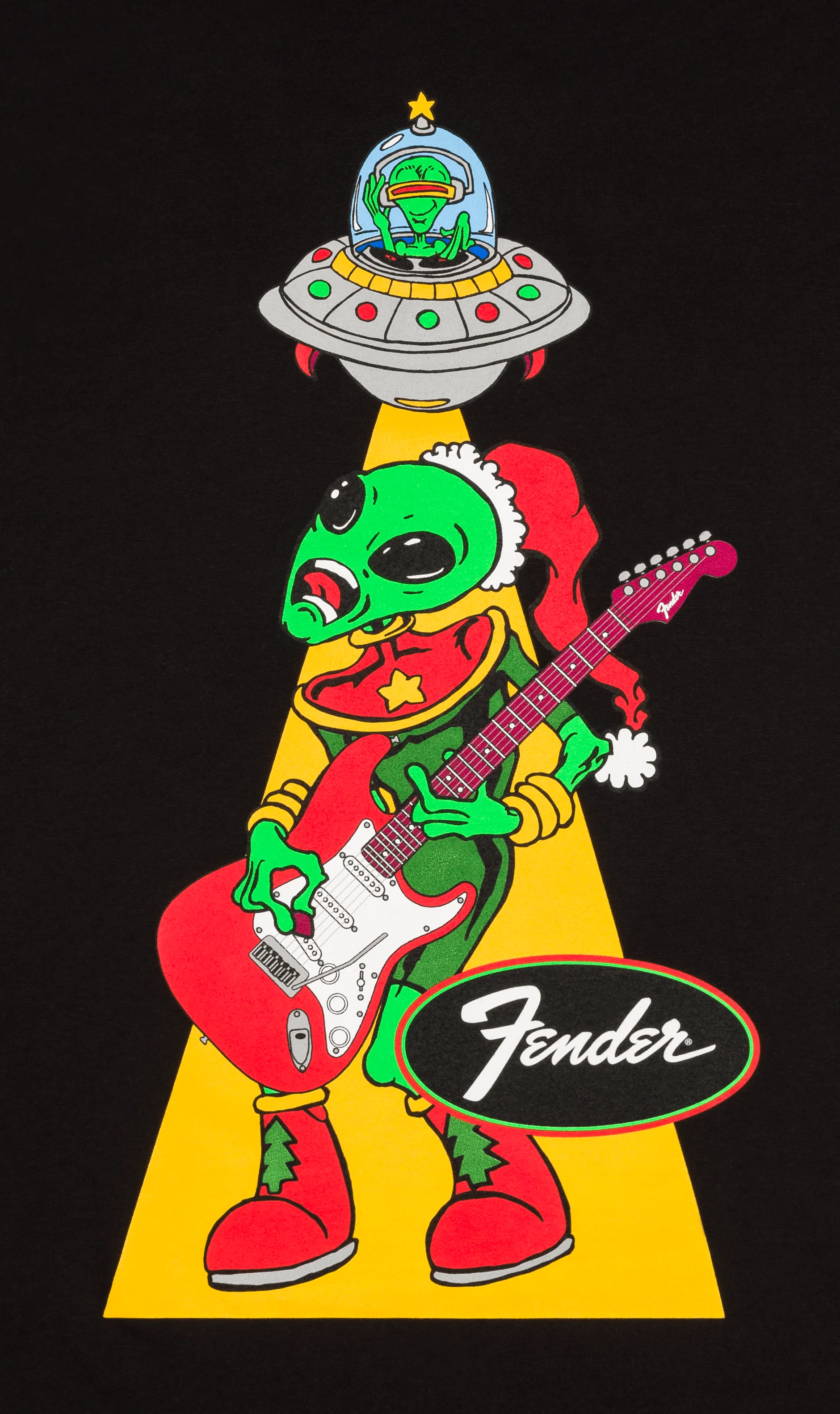 Fender® Ugly Christmas T-Shirt, Alien - Image 4