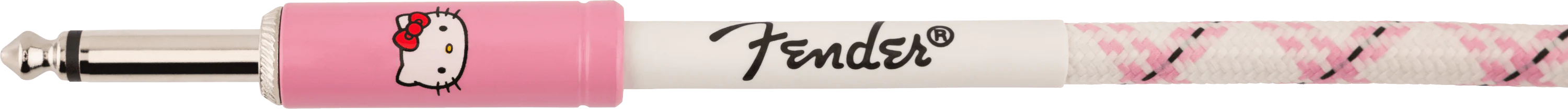 Fender® x Hello Kitty® White/Pink Woven Cable - Image 3