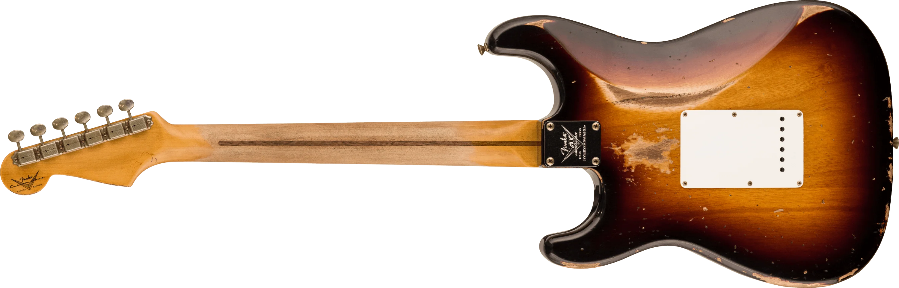 Limited Edition 70th Anniversary 1954 Stratocaster® Heavy Relic®, 1-Piece Quartersawn Maple Neck Fingerboard, Wide-Fade 2-Color Sunburst - Image 2