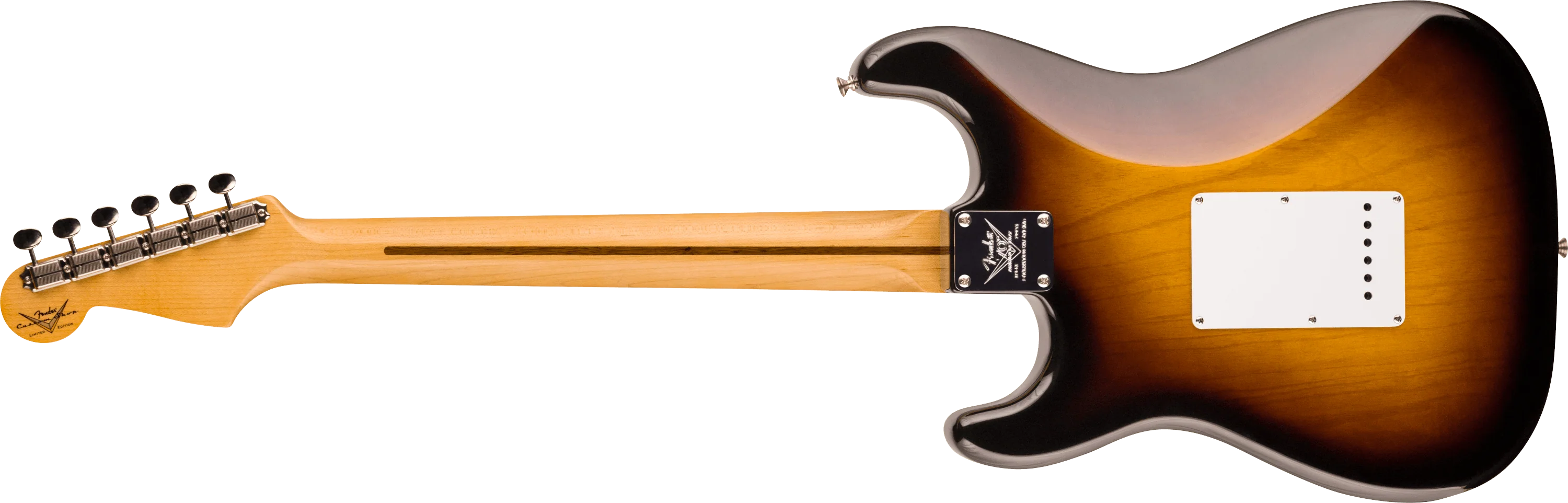 Limited Edition 70th Anniversary 1954 Stratocaster® NOS, 1-Piece Quartersawn Maple Neck Fingerboard, Wide-Fade 2-Color Sunburst - Image 2
