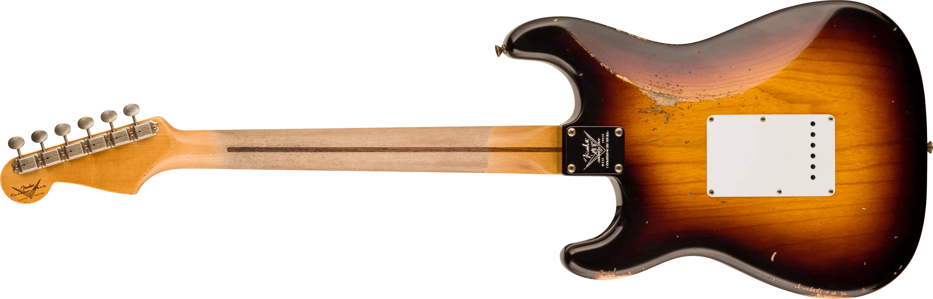 Limited Edition 70th Anniversary 1954 Stratocaster® Relic®, 1-Piece Quartersawn Maple Neck Fingerboard, Wide-Fade 2-Color Sunburst - Image 2