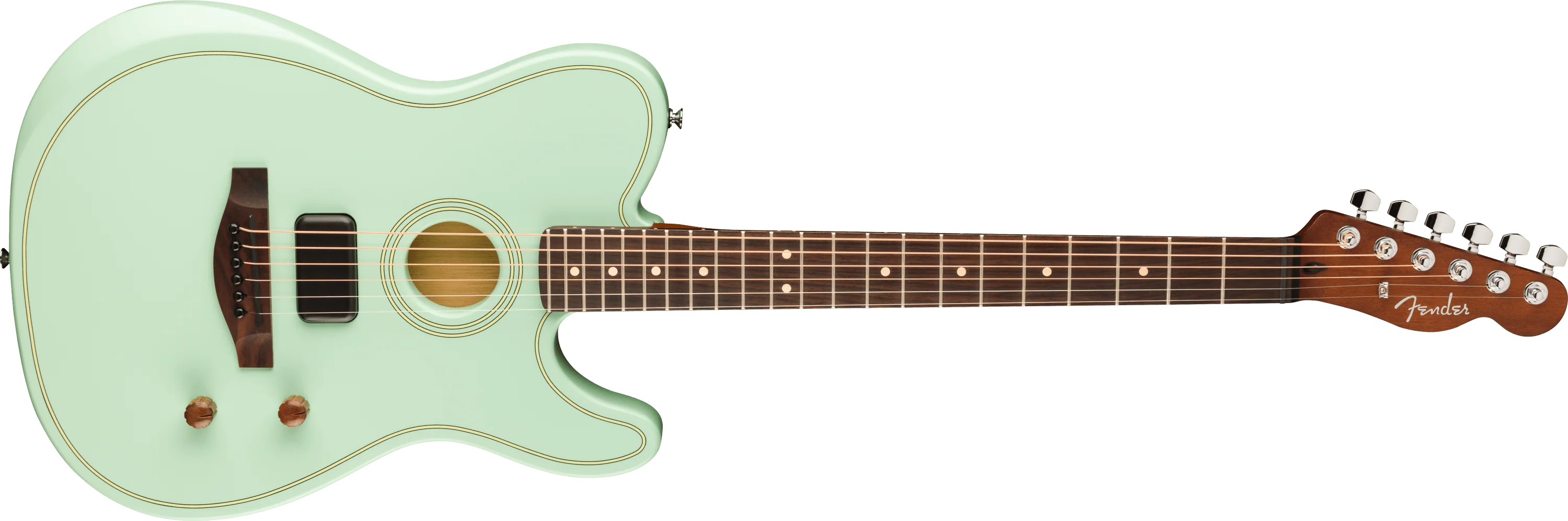 Limited Edition Acoustasonic® Standard Telecaster®, Surf Green - Image 3