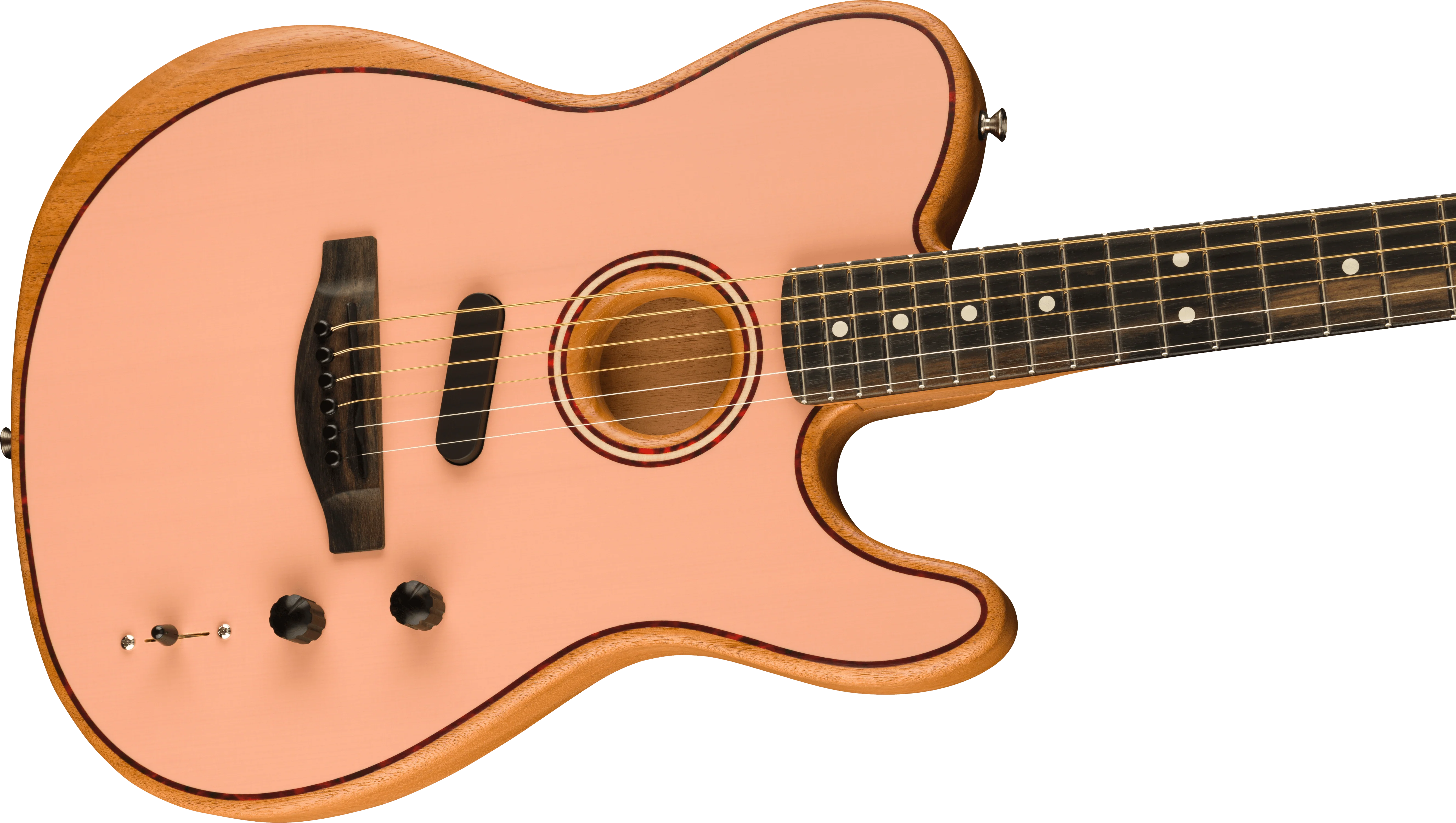 Limited Edition American Acoustasonic® Telecaster®, Shell Pink - Image 4