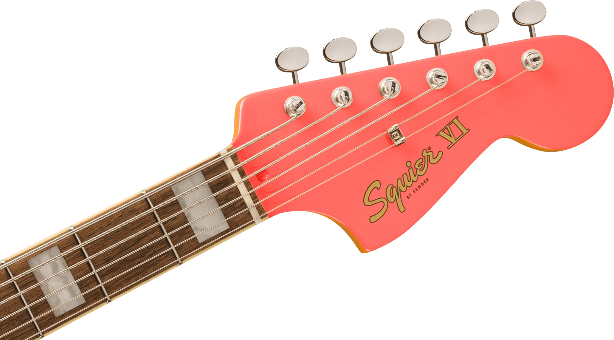Limited Edition Classic Vibe™ Bass VI, Mint Pickguard, Tahitian Coral - Image 5