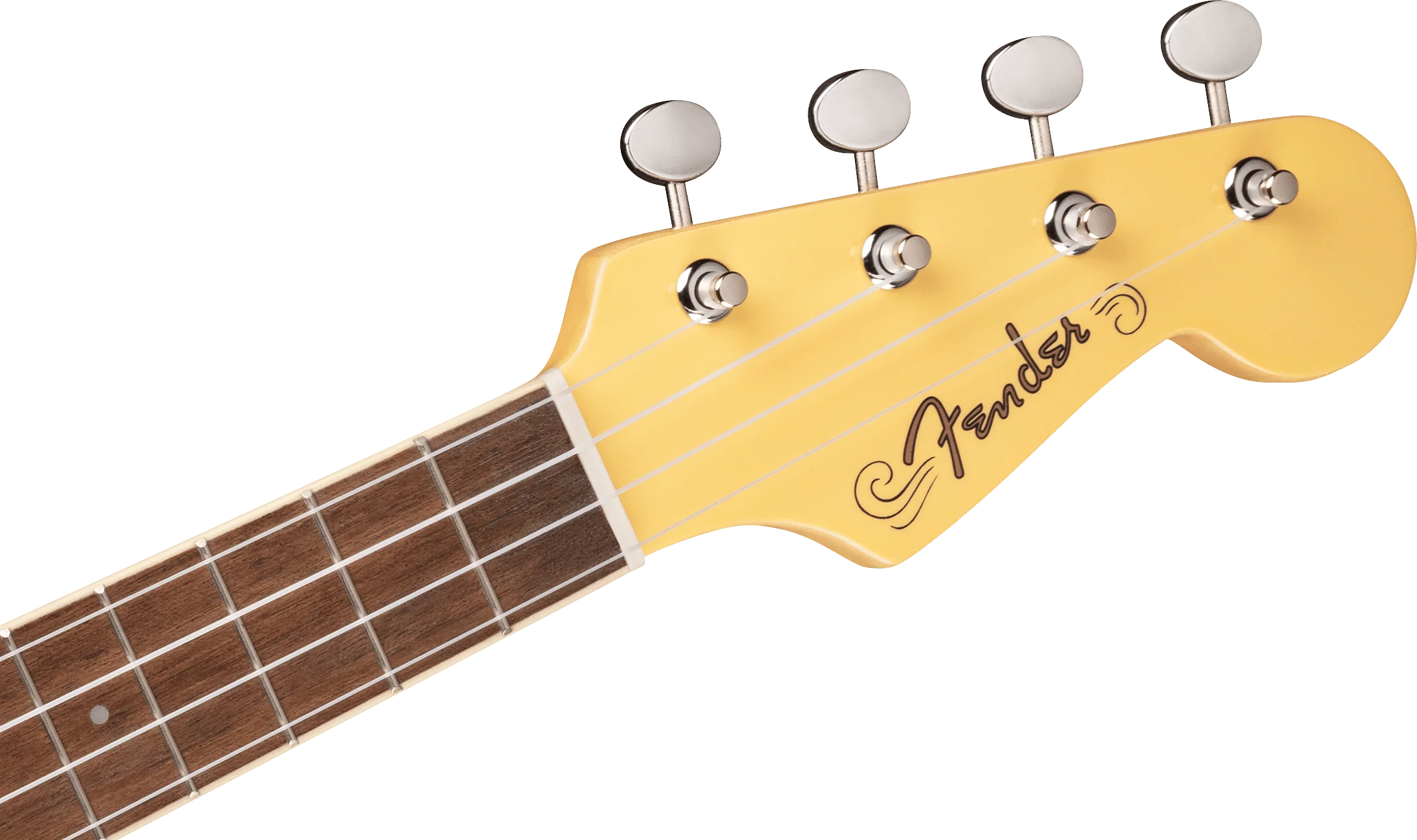 Limited Edition Fullerton Jazzmaster® Uke, Vintage White - Image 5