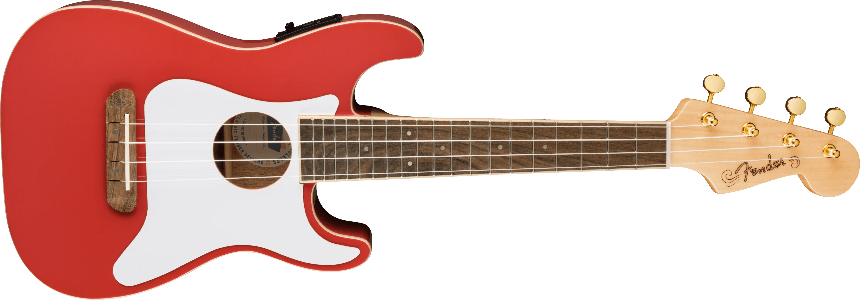 Limited Edition Fullerton Strat® Uke, Fiesta Red - Image 3