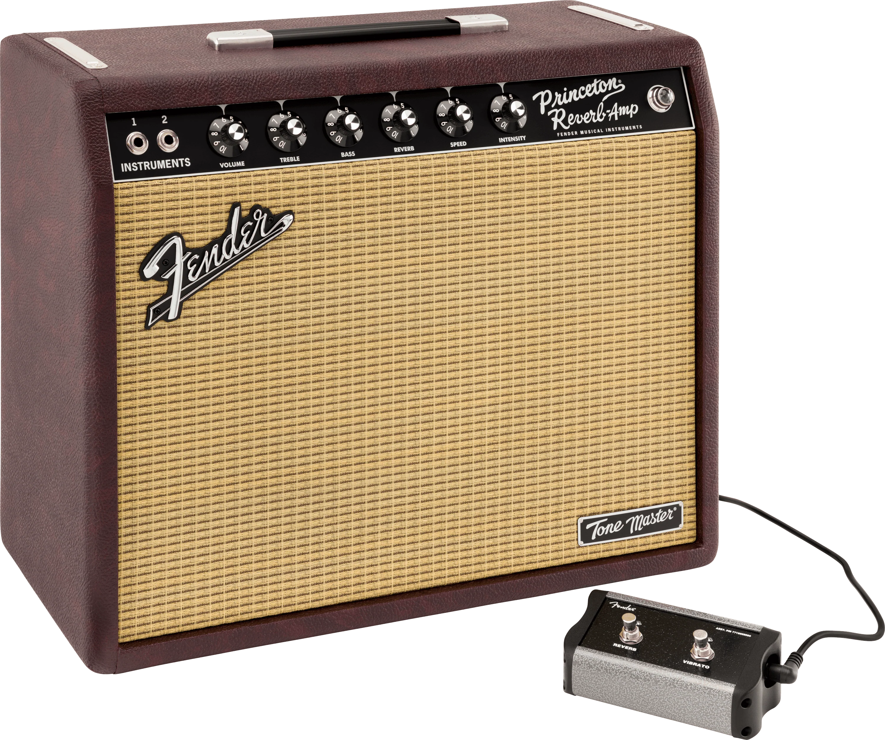 Limited Edition Tone Master Princeton® Reverb, Wine Wheat - Image 5