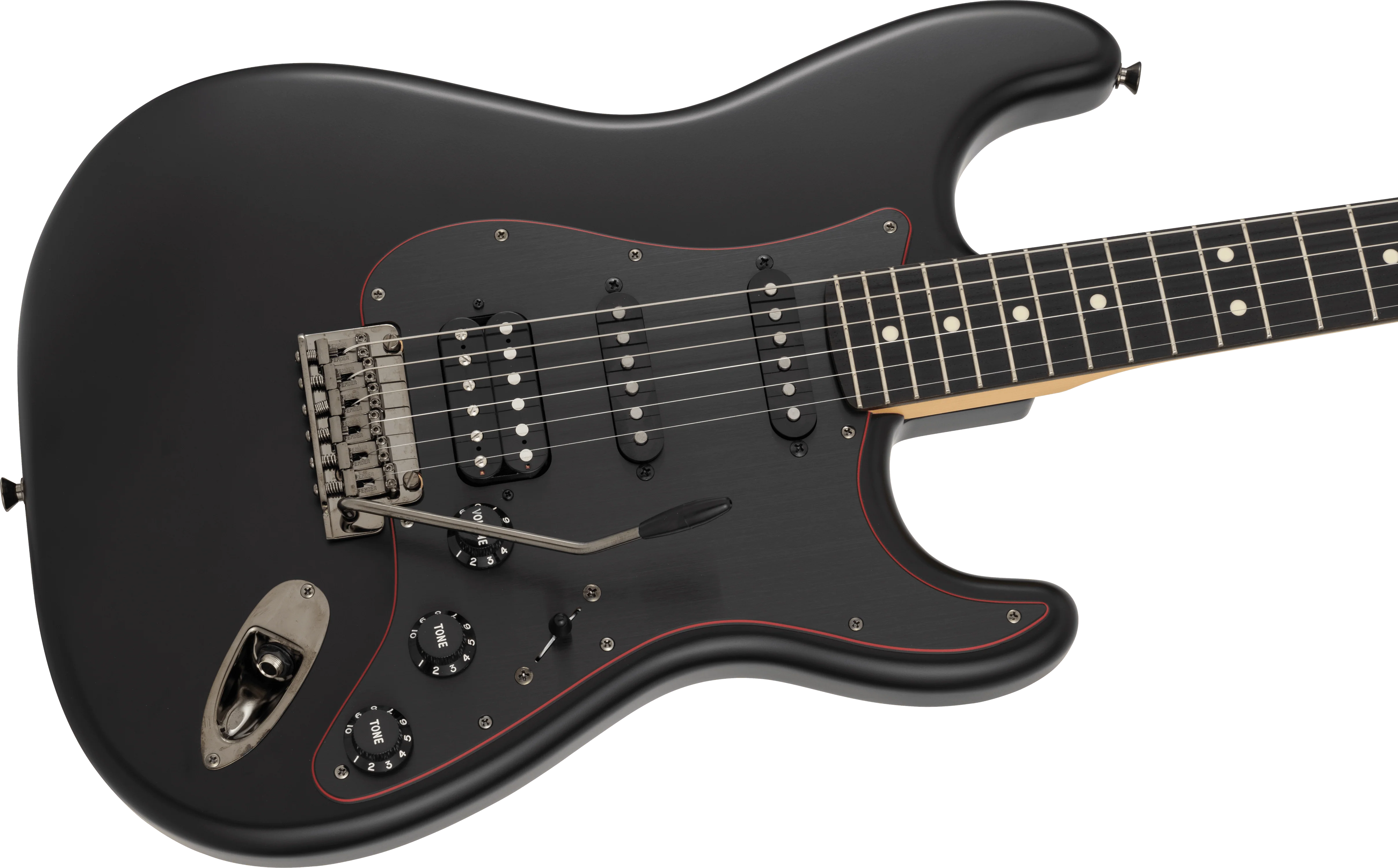 Made in Japan Limited Hybrid II Stratocaster® HSS, Noir - Image 4