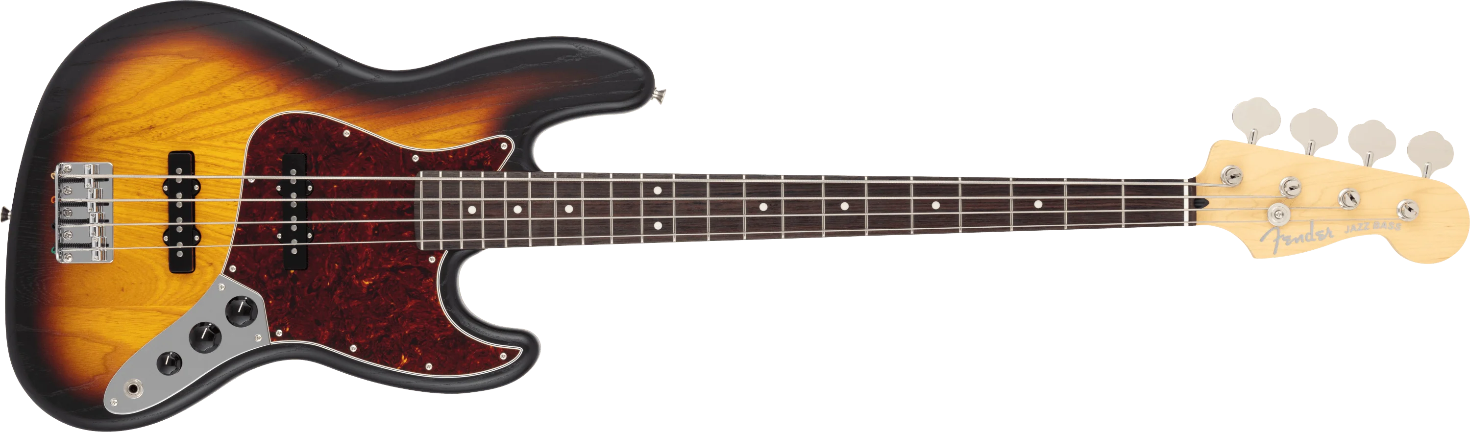 Made in Japan Limited Jazz Bass®, Raw Ash
