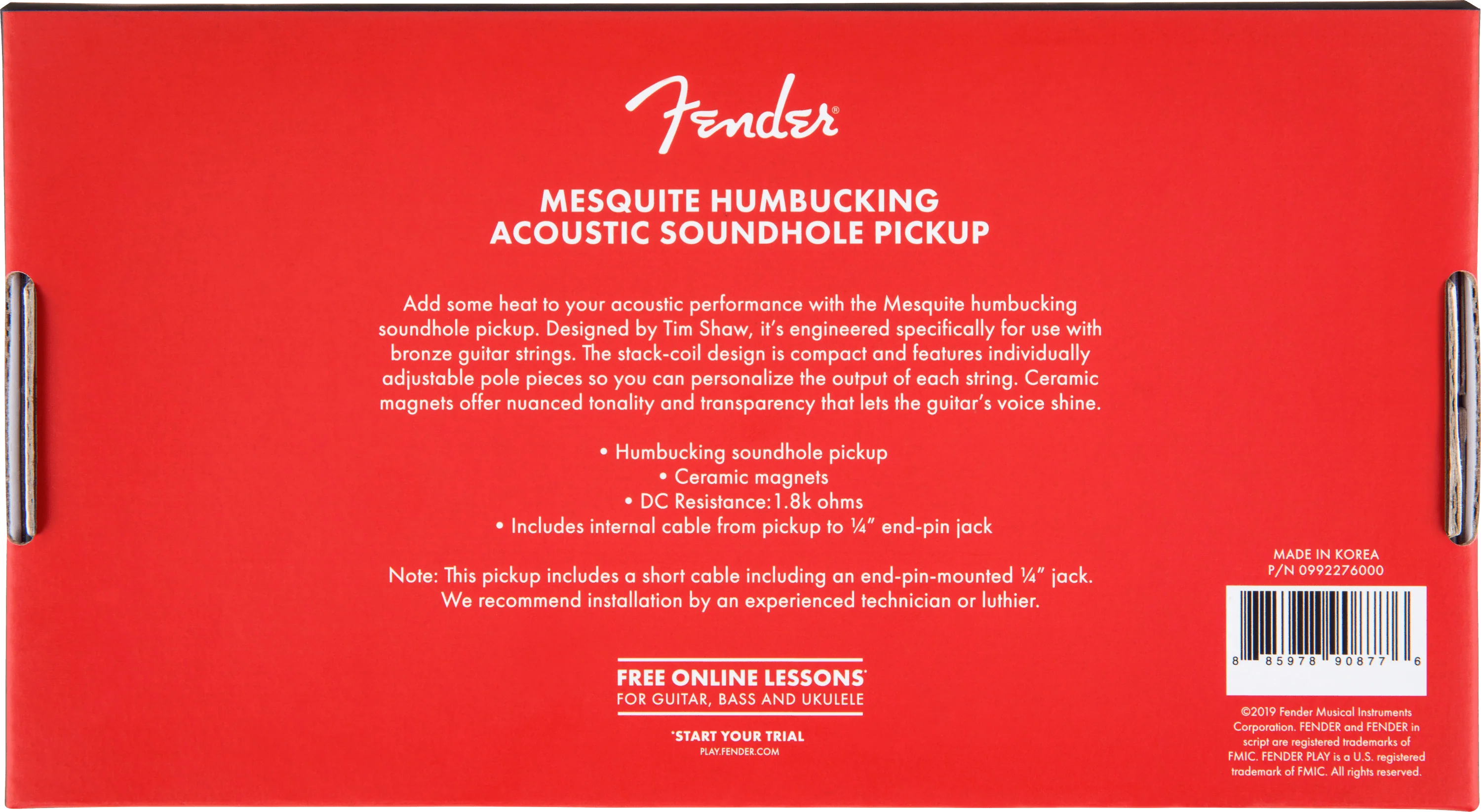 Mesquite Humbucking Acoustic Soundhole Pickup - Image 7
