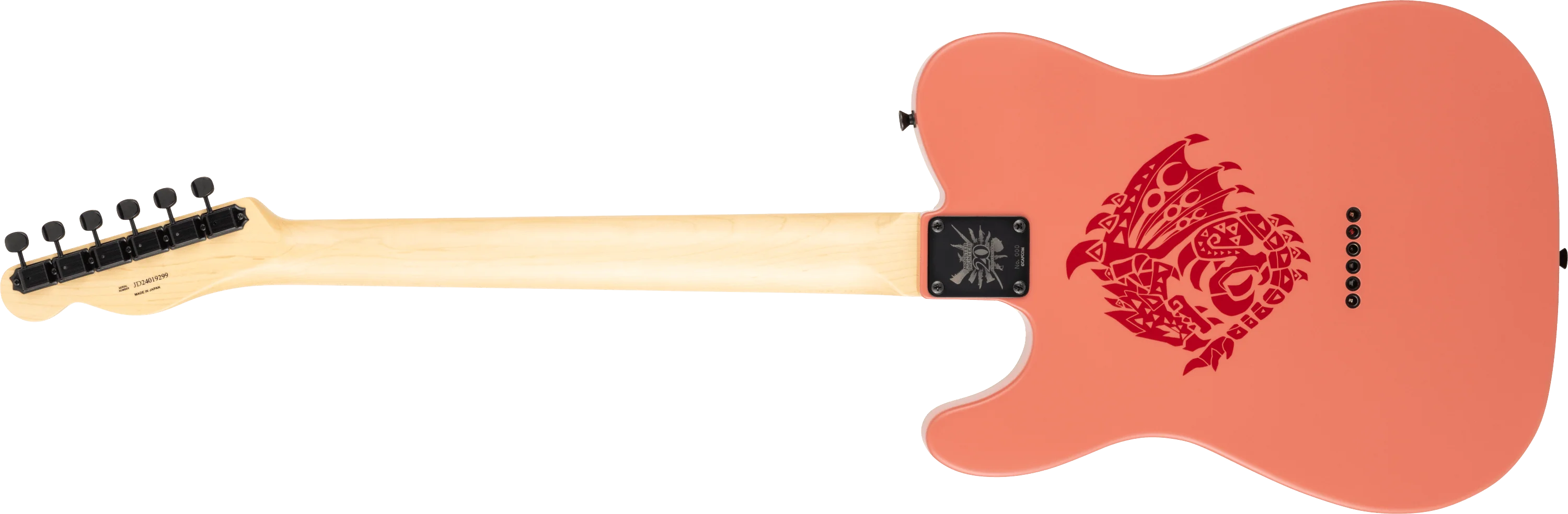 Monster Hunter Rathalos Telecaster®, Rosewood Fingerboard, Rathalos Red - Image 2