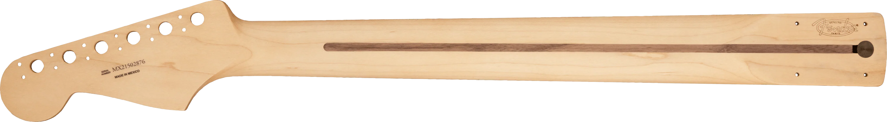 Player Series Stratocaster® Neck w/Block Inlays, 22 Medium Jumbo Frets, Maple - Image 2