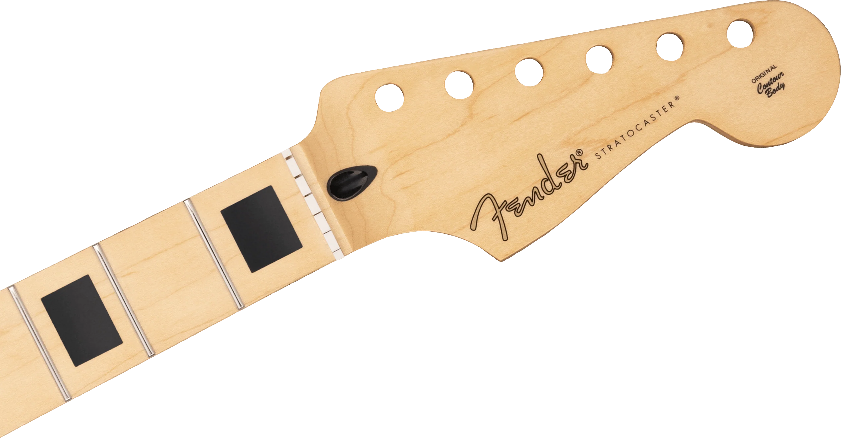 Player Series Stratocaster® Neck w/Block Inlays, 22 Medium Jumbo Frets, Maple - Image 3