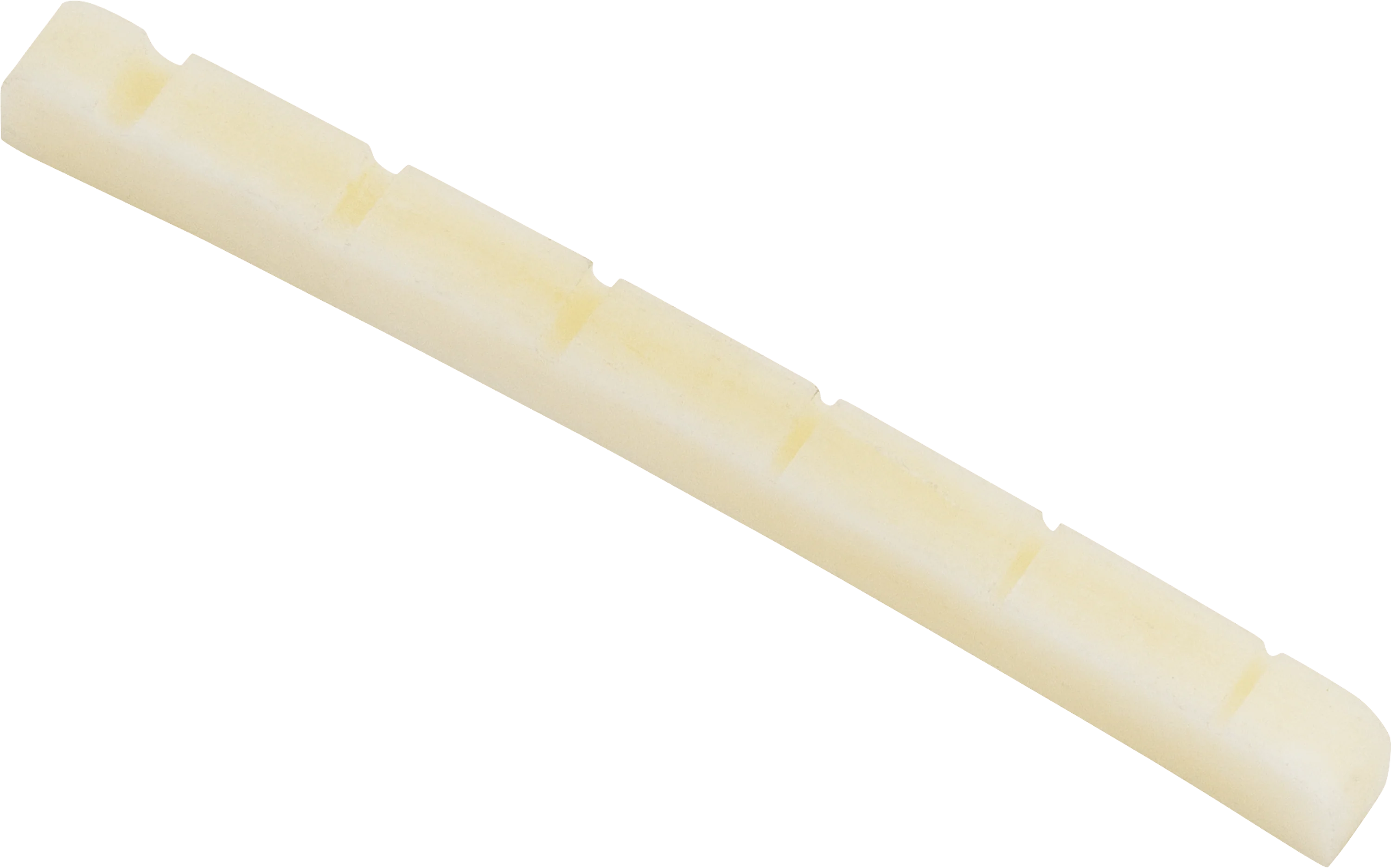 Pre-Slotted Genuine Bone Nut For Electric Guitar, 9.5" Radius