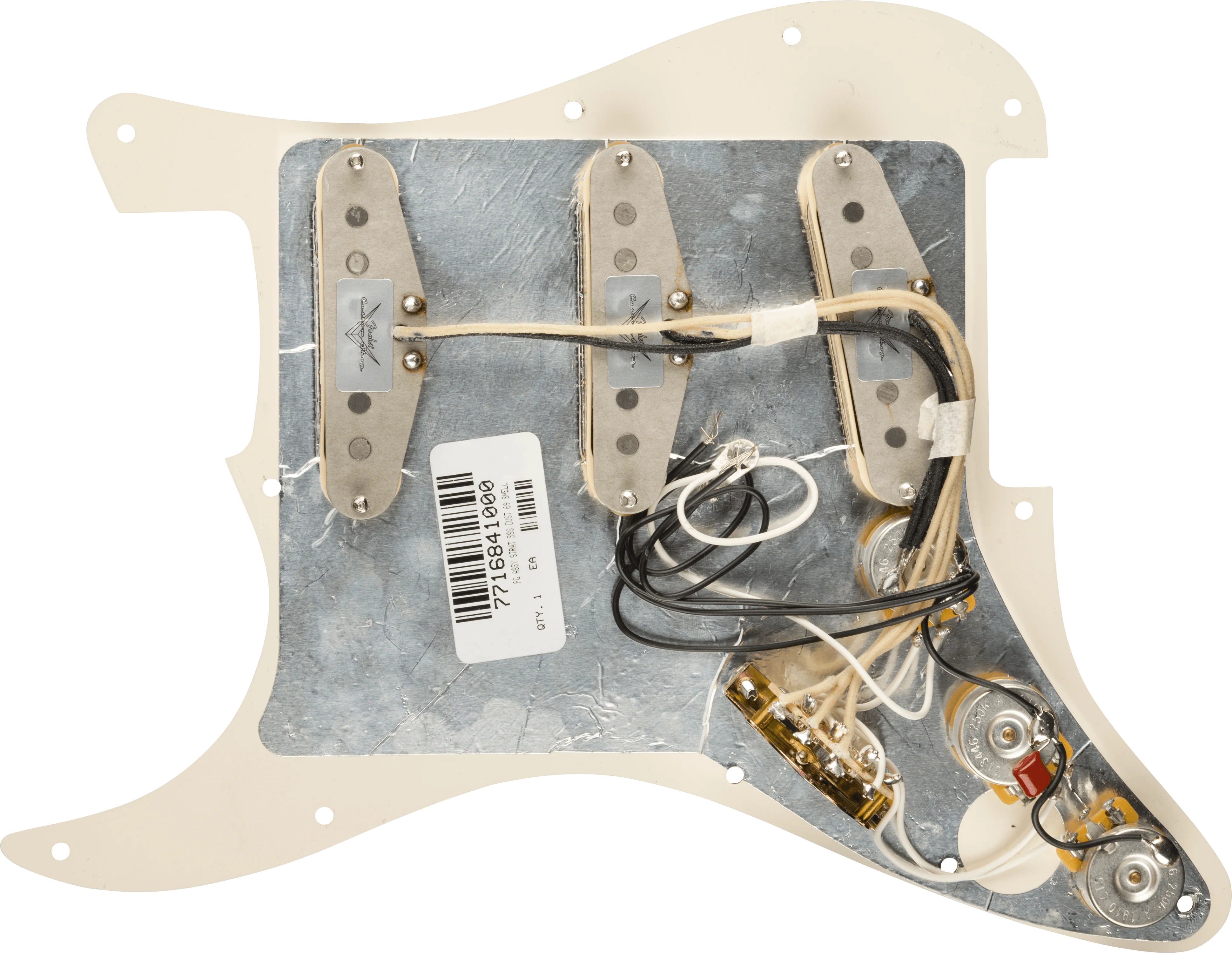 Pre-Wired Strat® Pickguard, Custom '69 SSS - Image 2