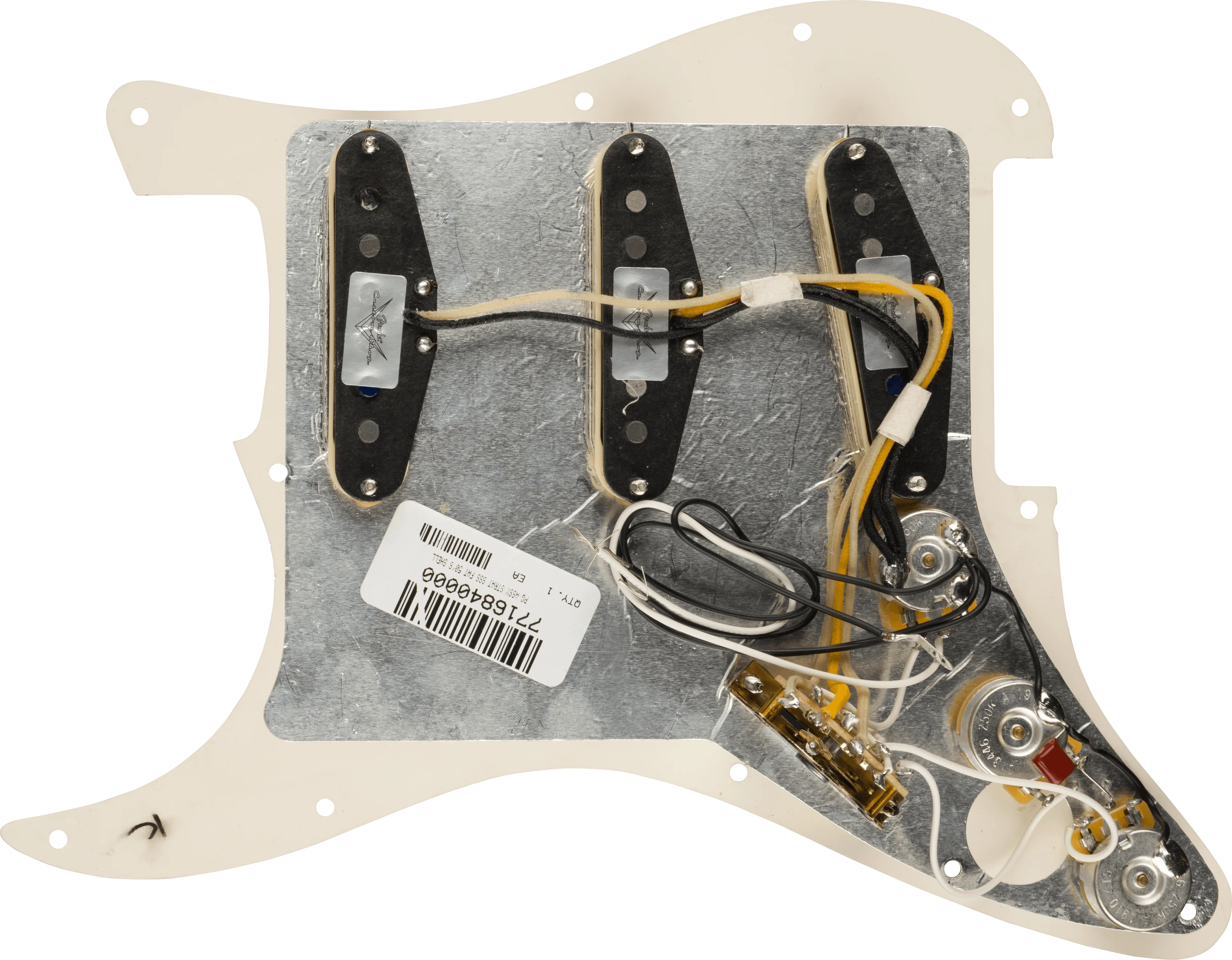 Pre-Wired Strat® Pickguard, Custom Shop Fat 50's SSS - Image 2