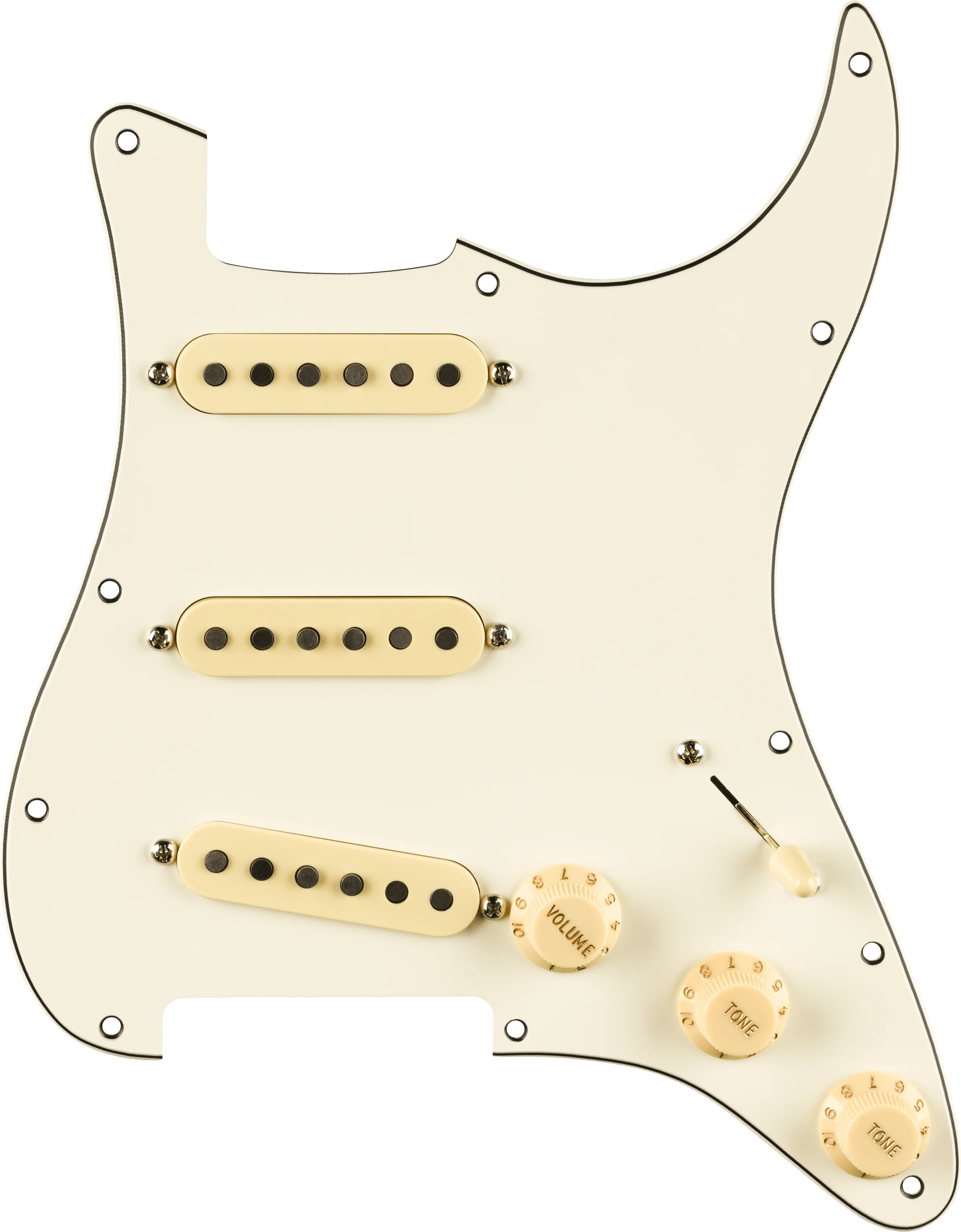 Pre-Wired Strat® Pickguard, Pure Vintage '65 w/RWRP Middle - Image 3